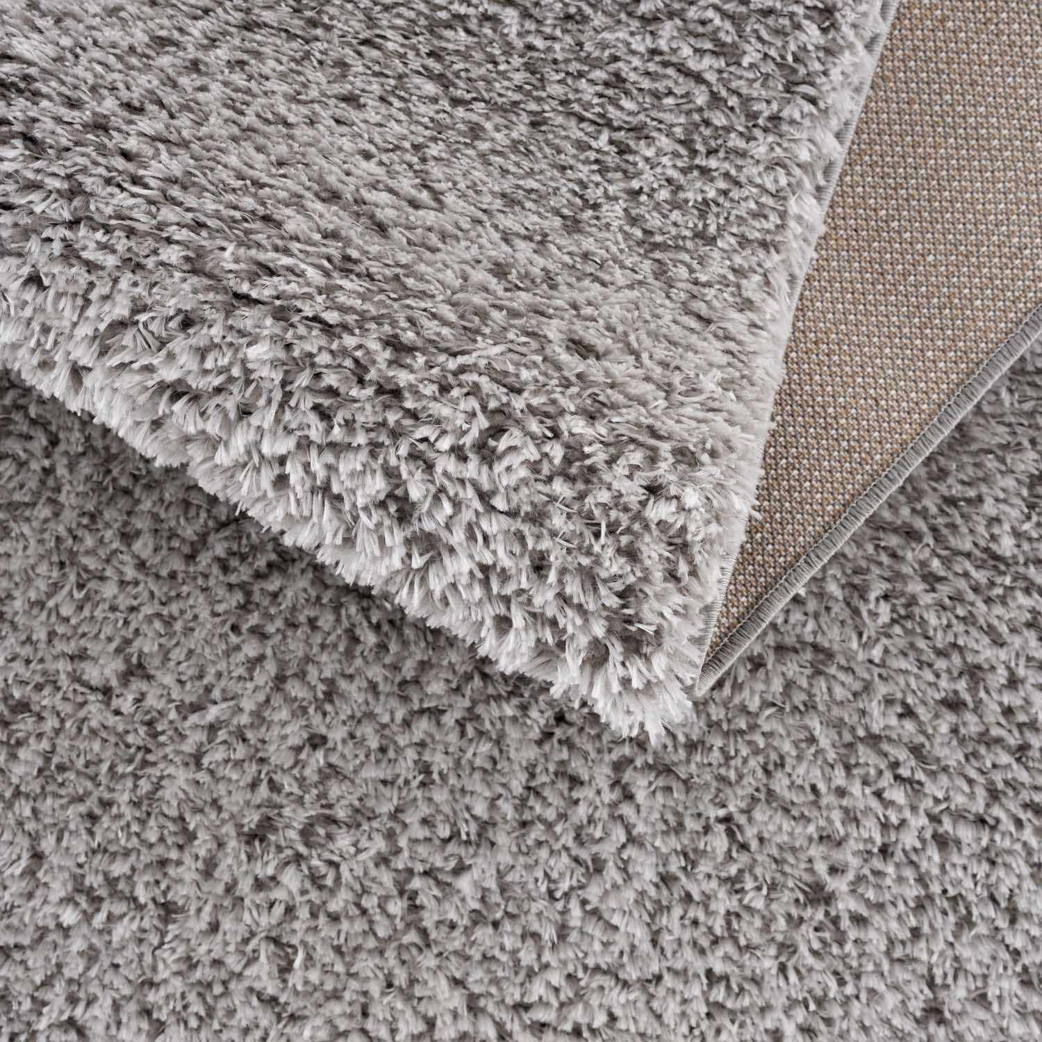 Indulge in Luxury with Hauteloom Heavenly Solid Light Gray Plush Rug