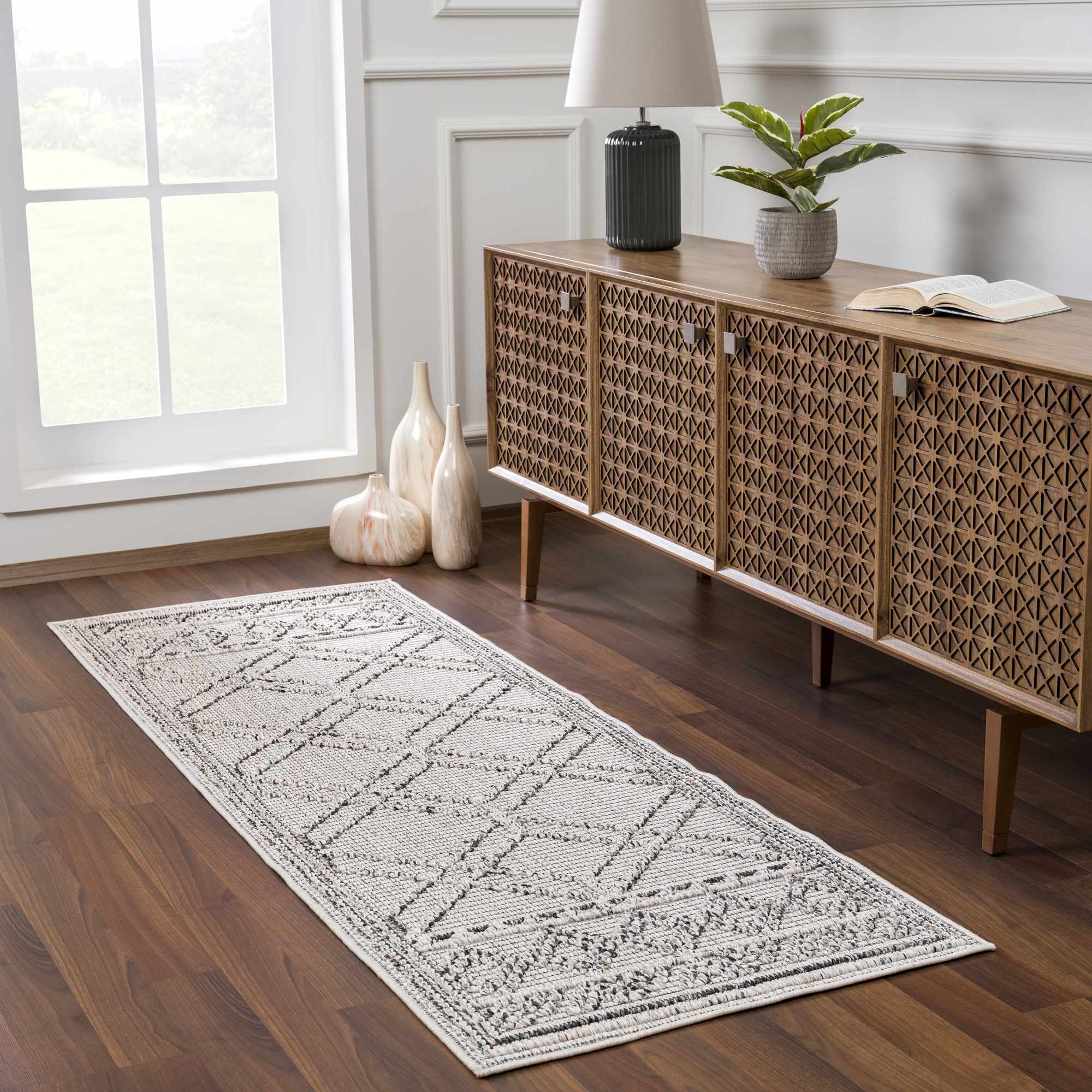Hauteloom Diah Bone Area Rug - Transform Your Space