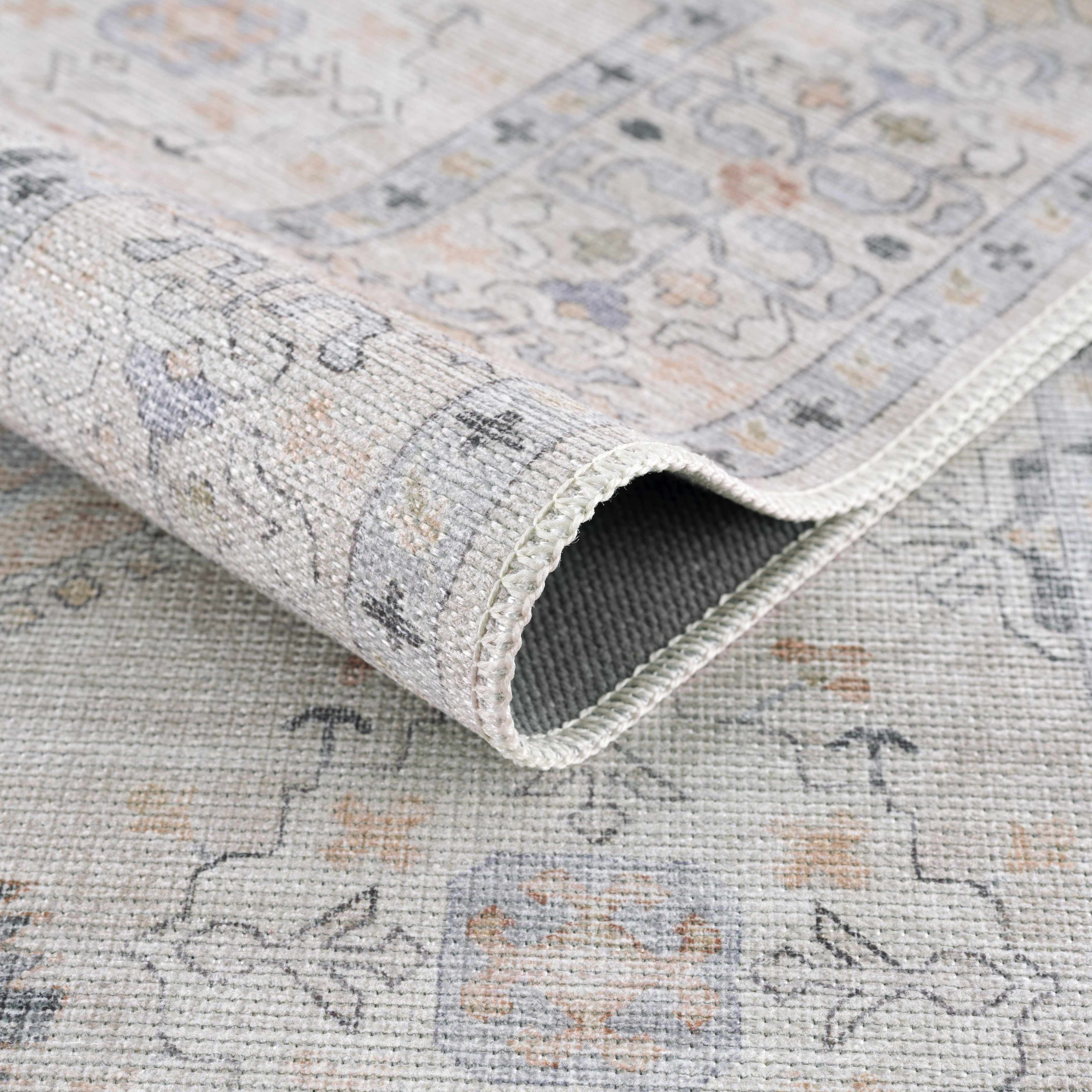 Hauteloom Beckett Vintage Washable Area Rug - Transform Your Space with Timeless Elegance