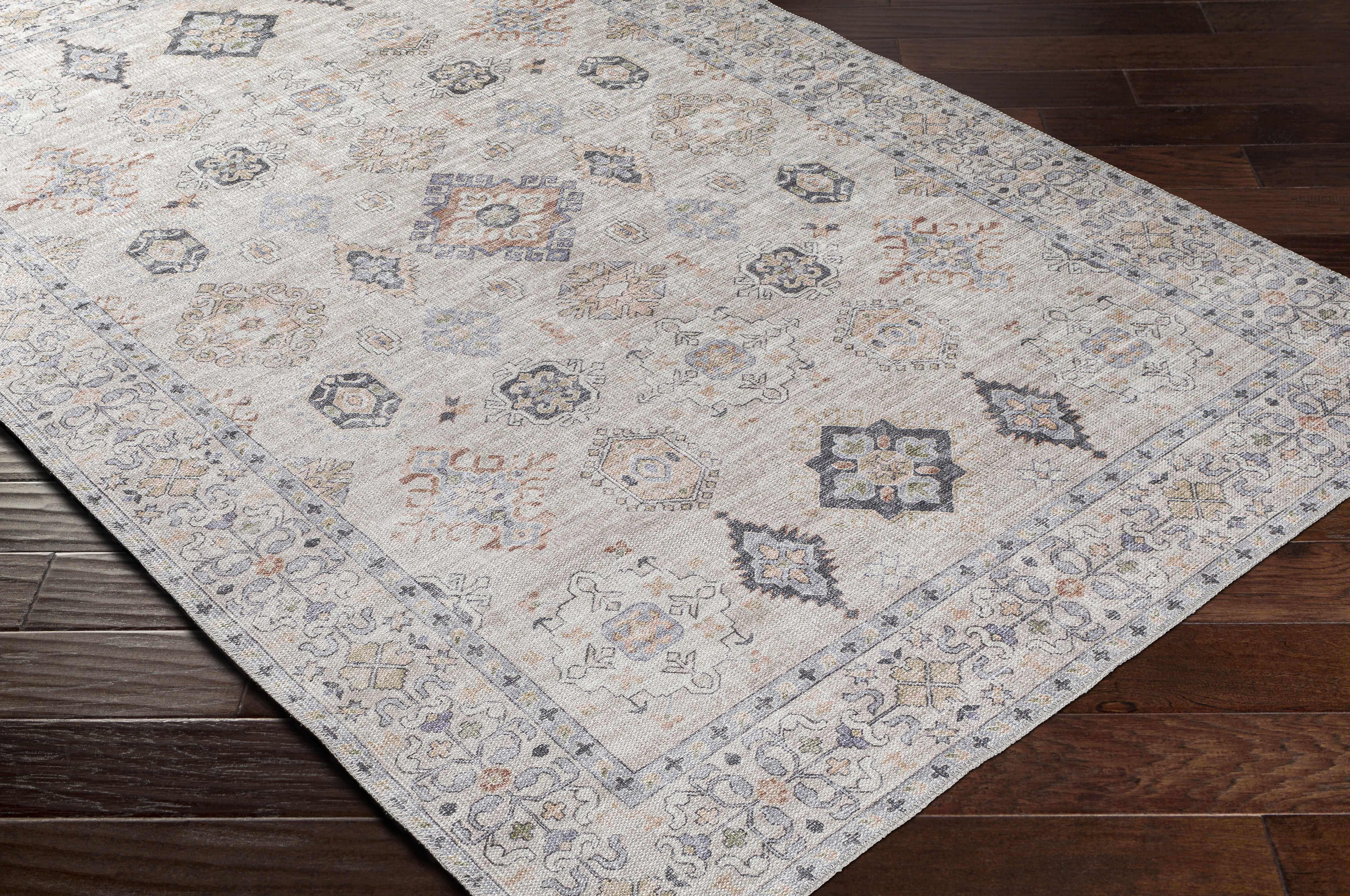 Hauteloom Beckett Vintage Washable Area Rug - Transform Your Space with Timeless Elegance