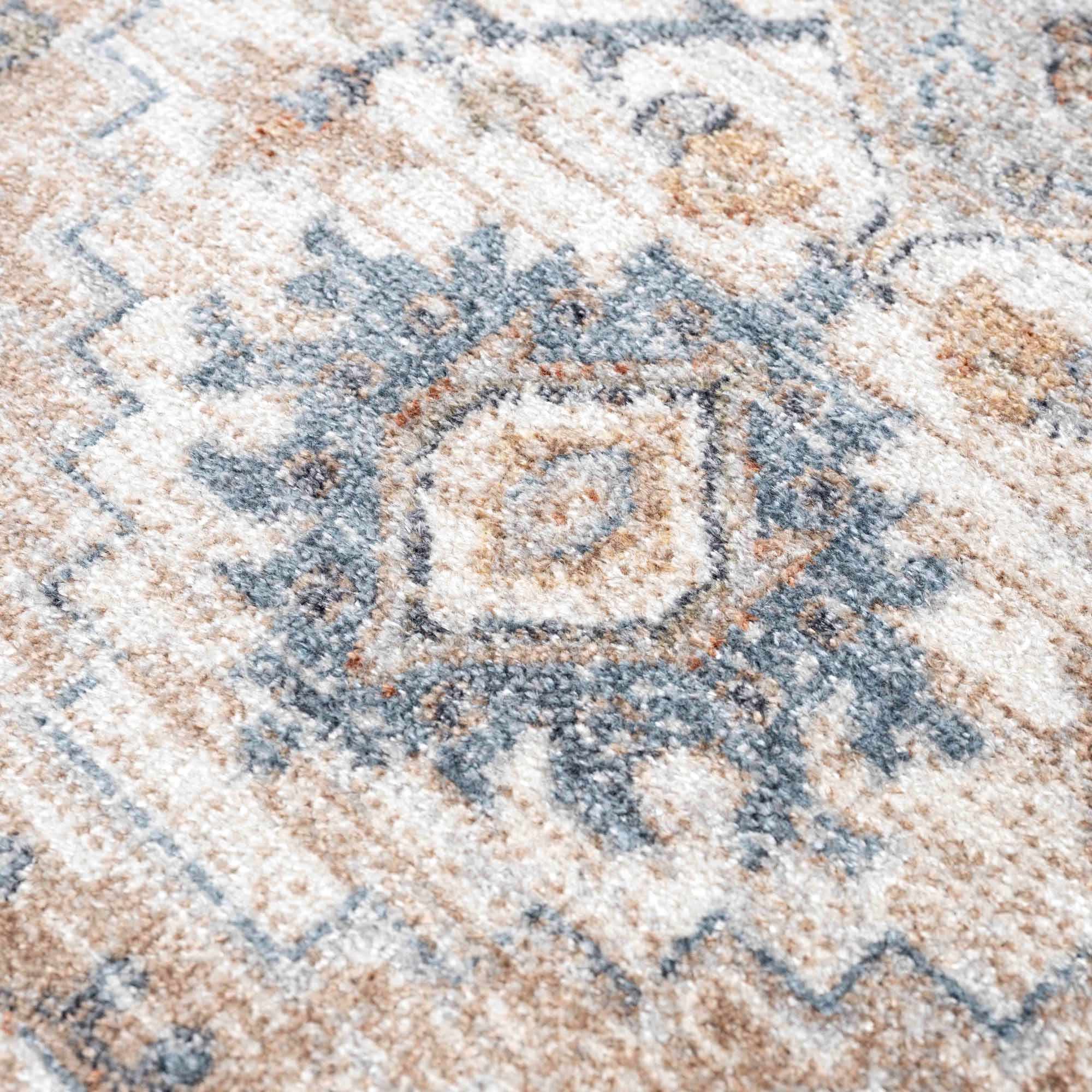 Hauteloom Ezri Cream - A Must - Have Washable Area Rug