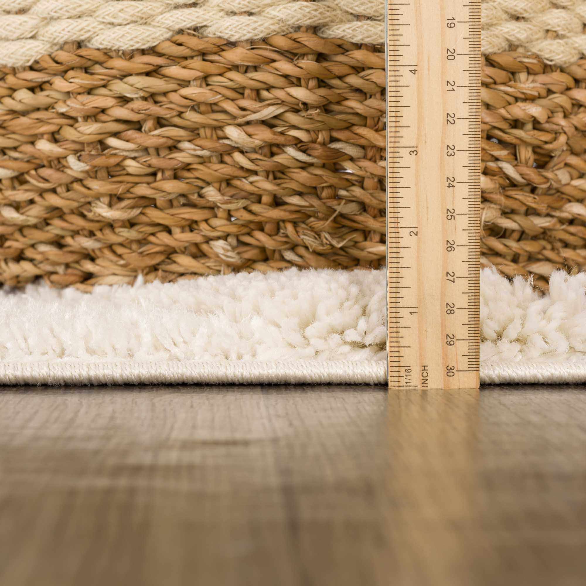 Luxurious Hauteloom Espiye Embossed Plush Rug