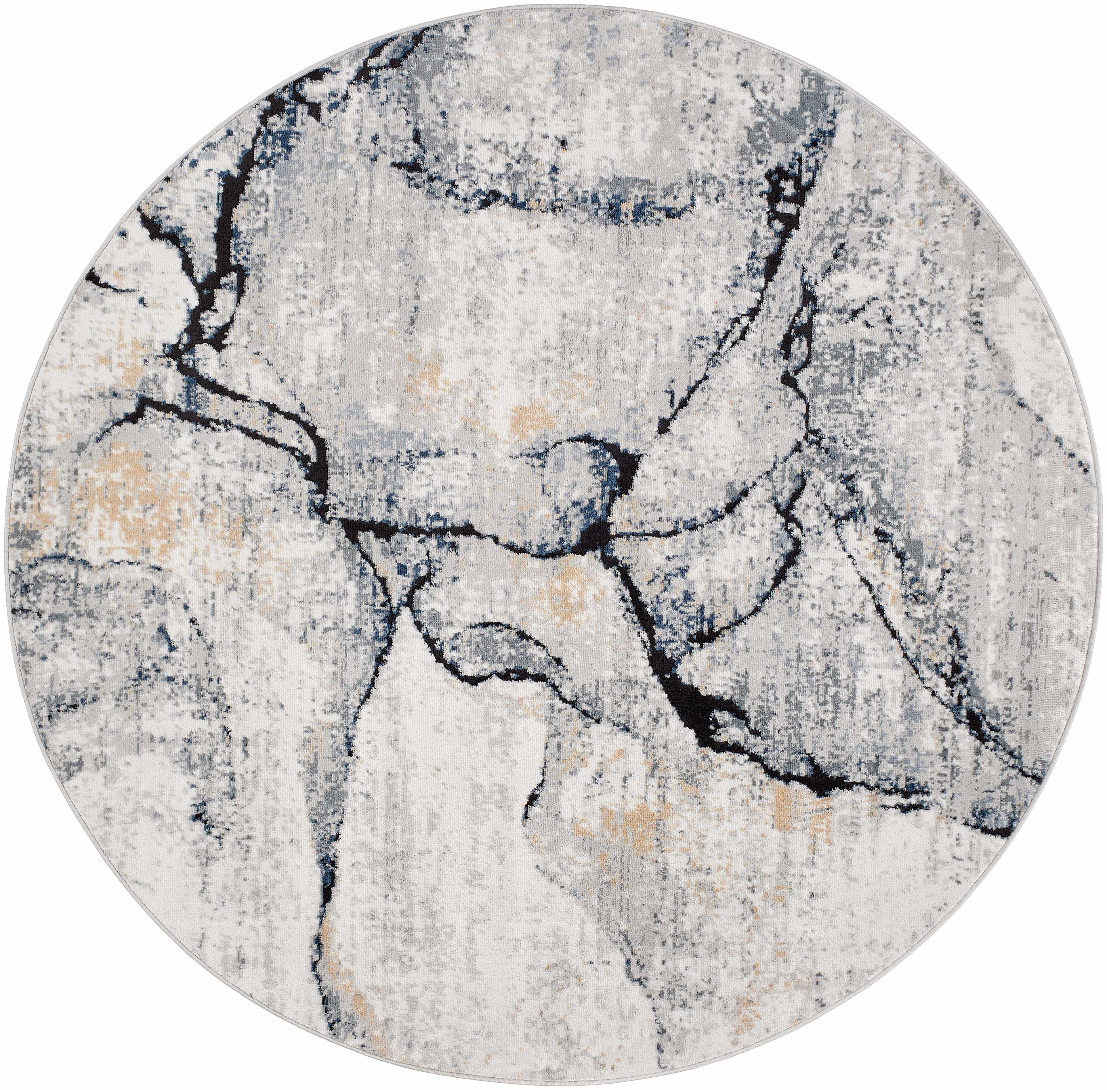 Hauteloom Fremantle Gray Marble Rug - Transform Your Space