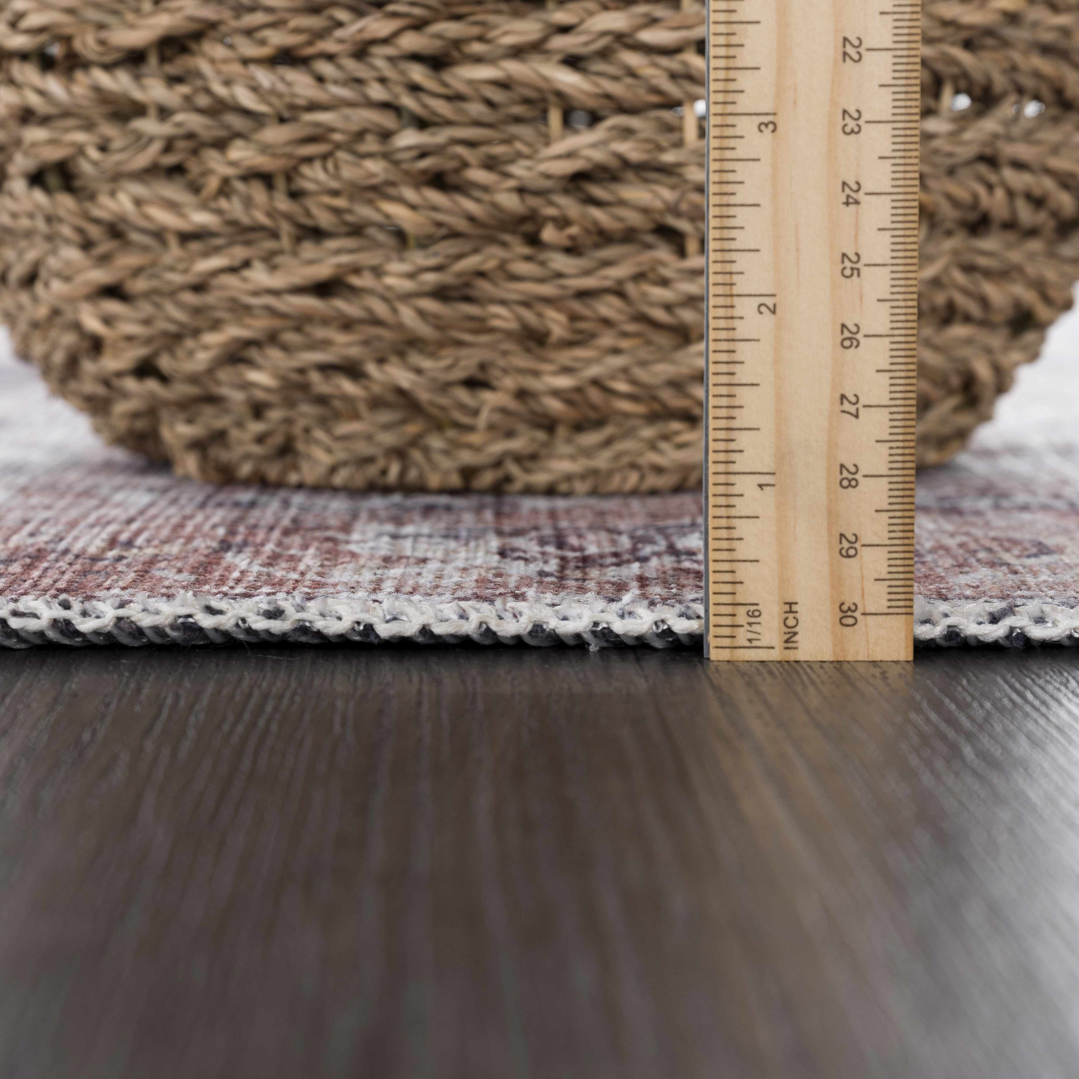 Hauteloom Beige Rosman Washable Rug - Elegance for Your Home