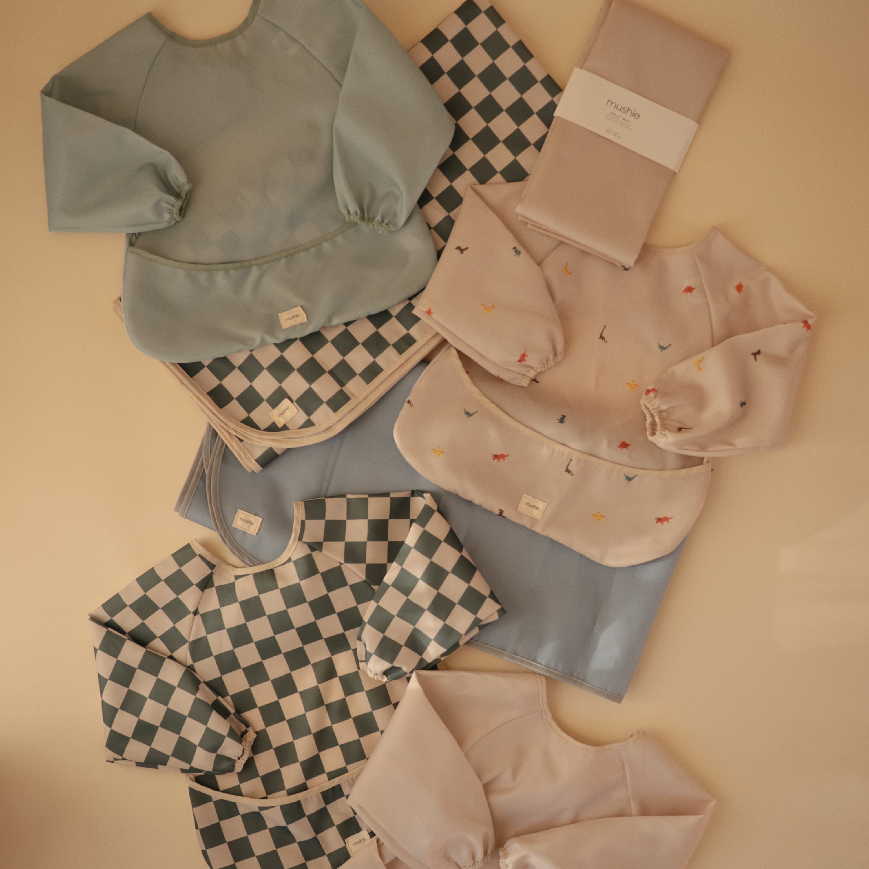 Messy Moments Made Easy: Mushie Long Sleeve Bib