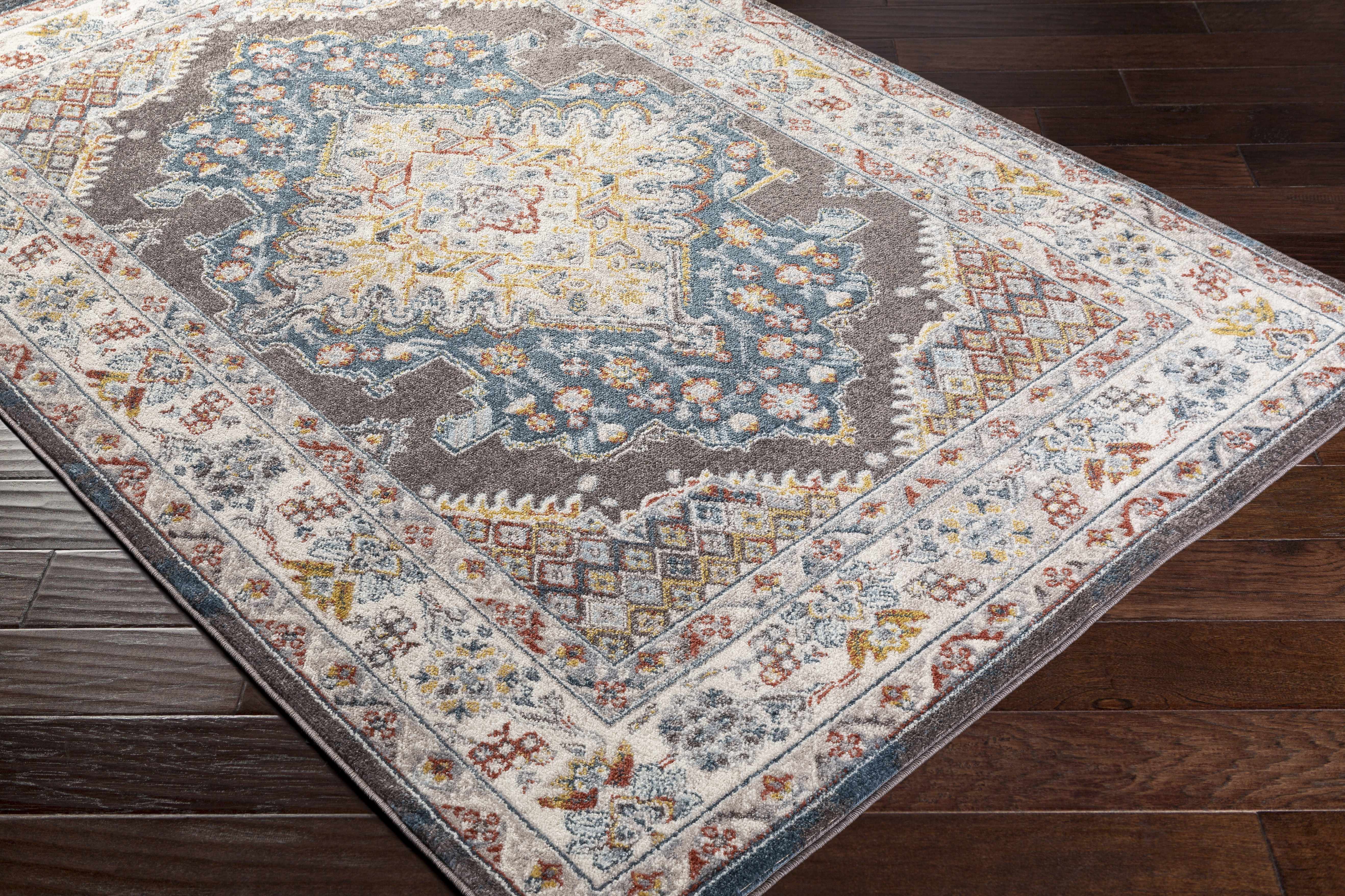 Gorgeous Hauteloom Haymond Brown Medallion Area Rug