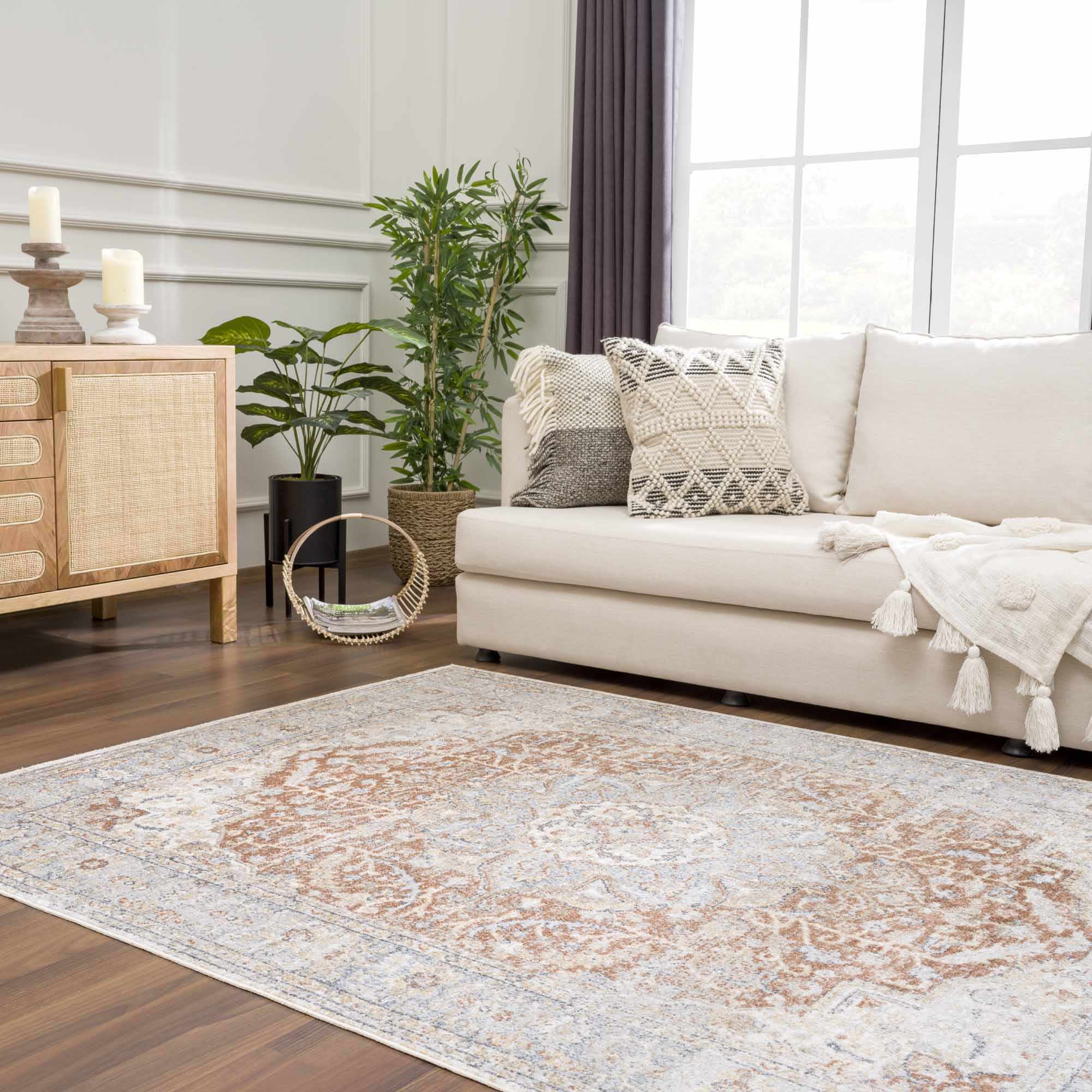 Luxurious Hauteloom Emke Washable Area Rug - Transform Your Space
