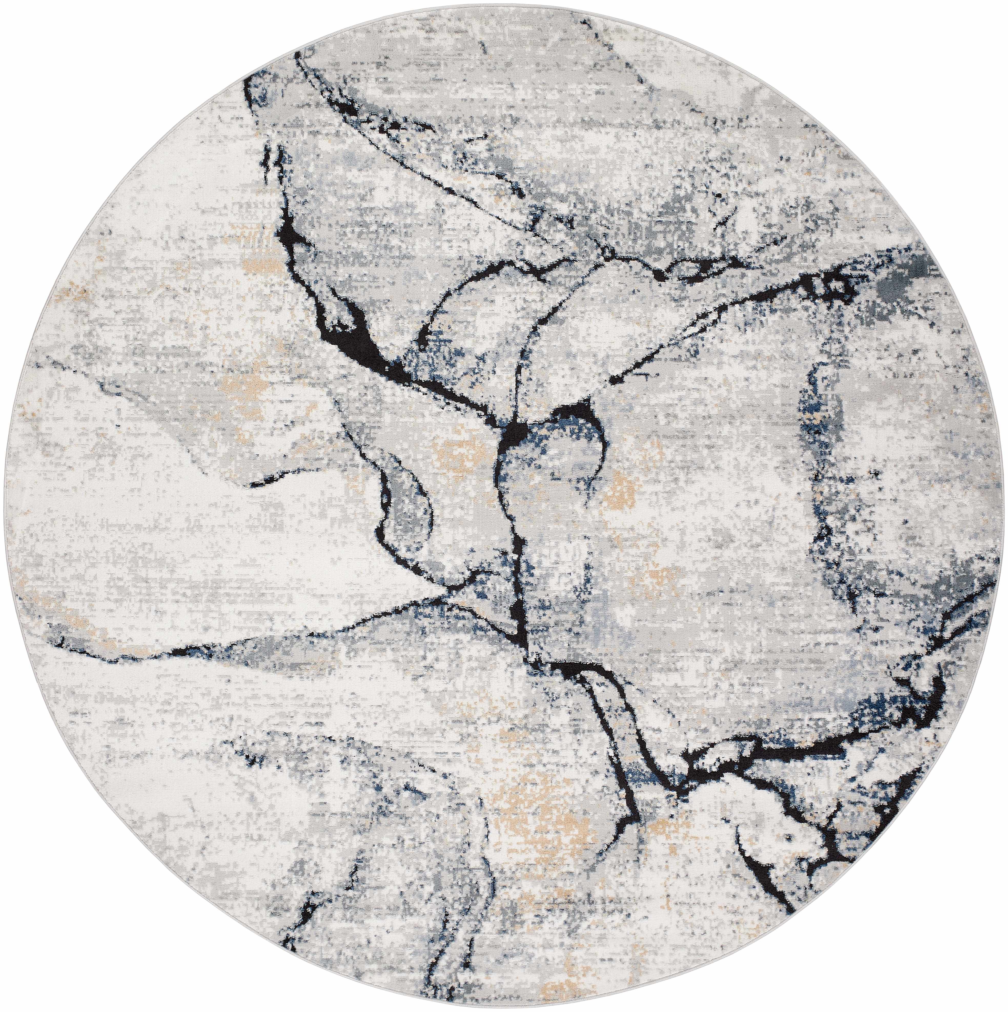 Hauteloom Fremantle Gray Marble Rug - Transform Your Space