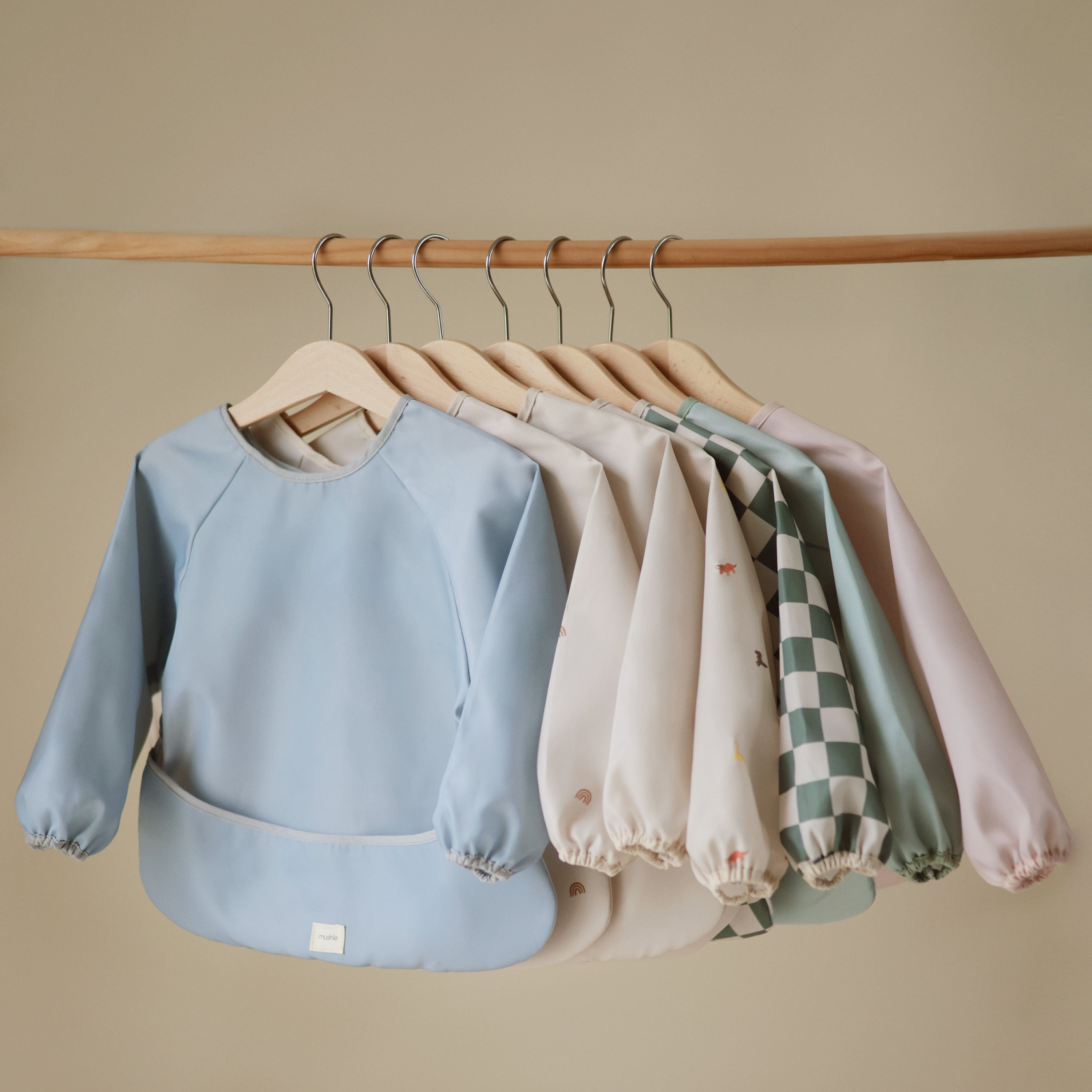 Messy Moments Made Easy: Mushie Long Sleeve Bib