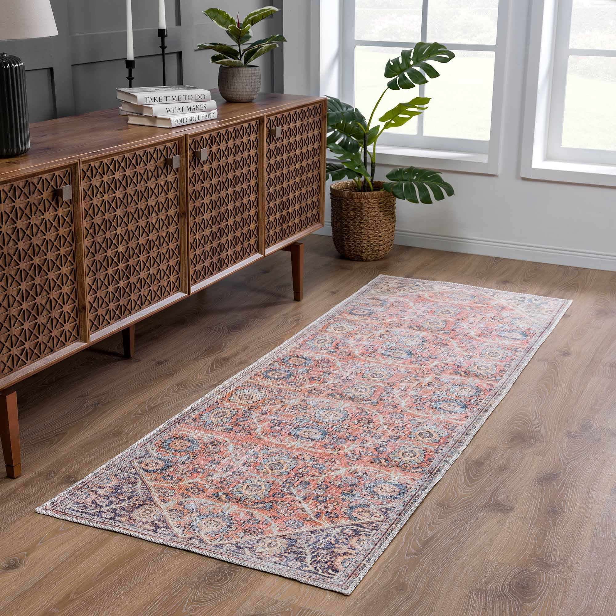 Hauteloom Konstantina Washable Luxury Area Rug