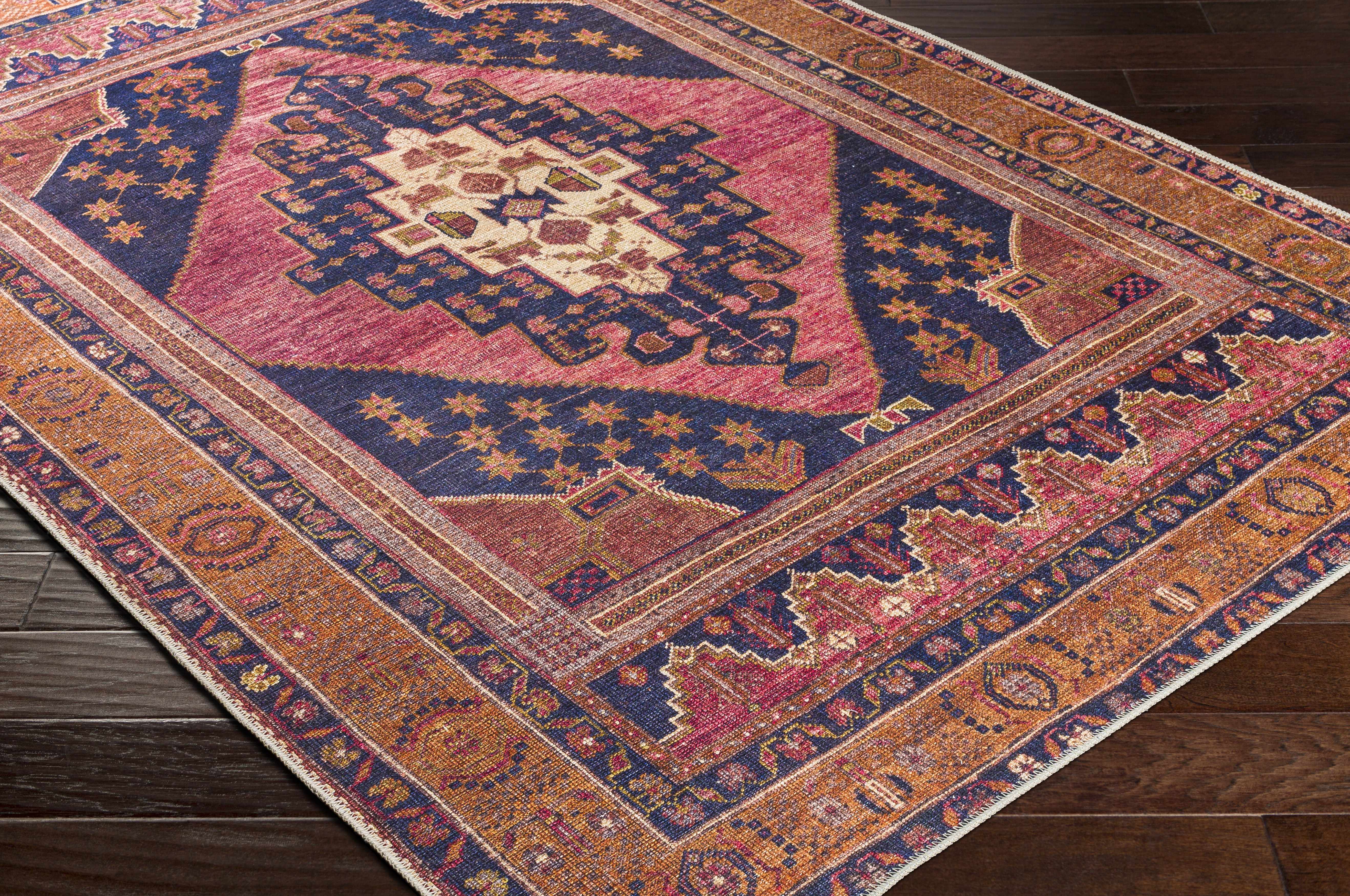 Luxurious Hauteloom Malamote Washable Area Rug