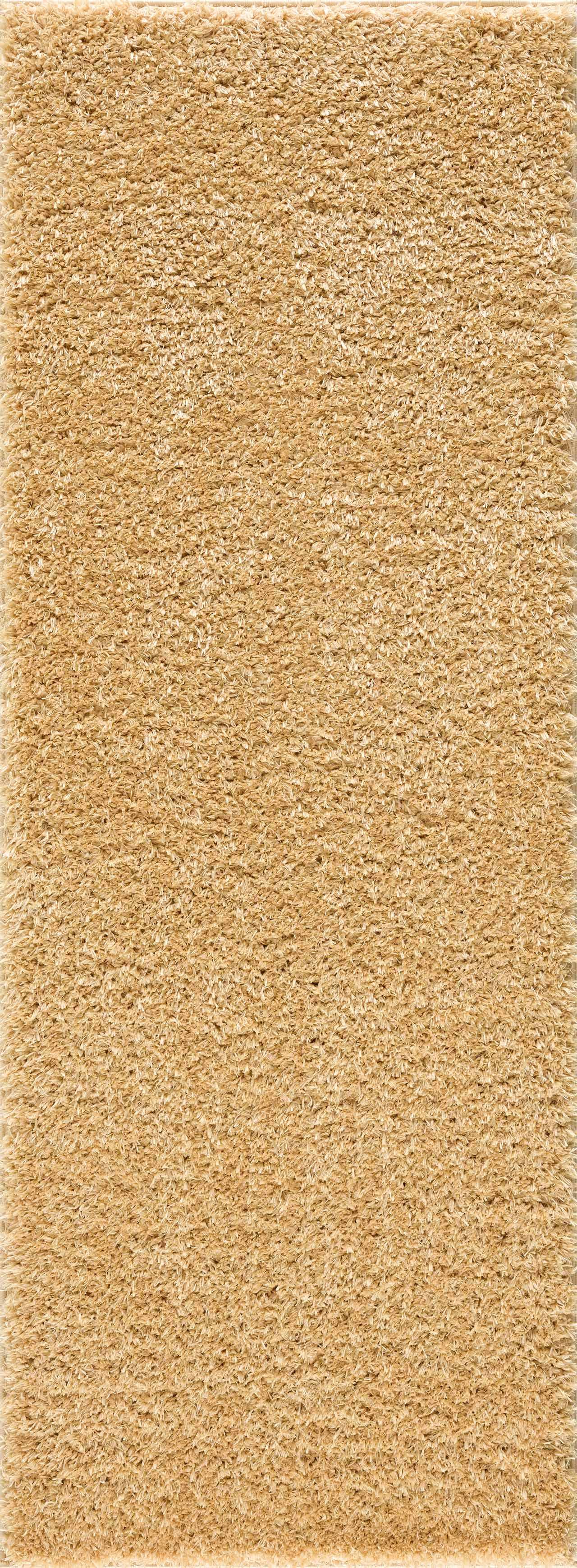Gorgeous Gold Shag Rug - Washable Luxury from Hauteloom's Faina Collection