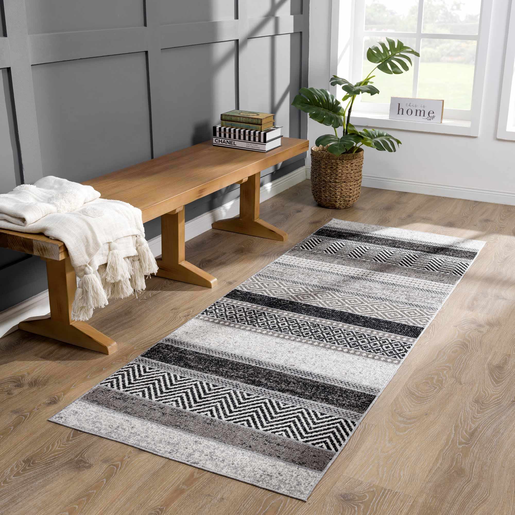 Hauteloom Middlestown Washable Geometric Area Rug - Your Stylish and Practical Floor Solution