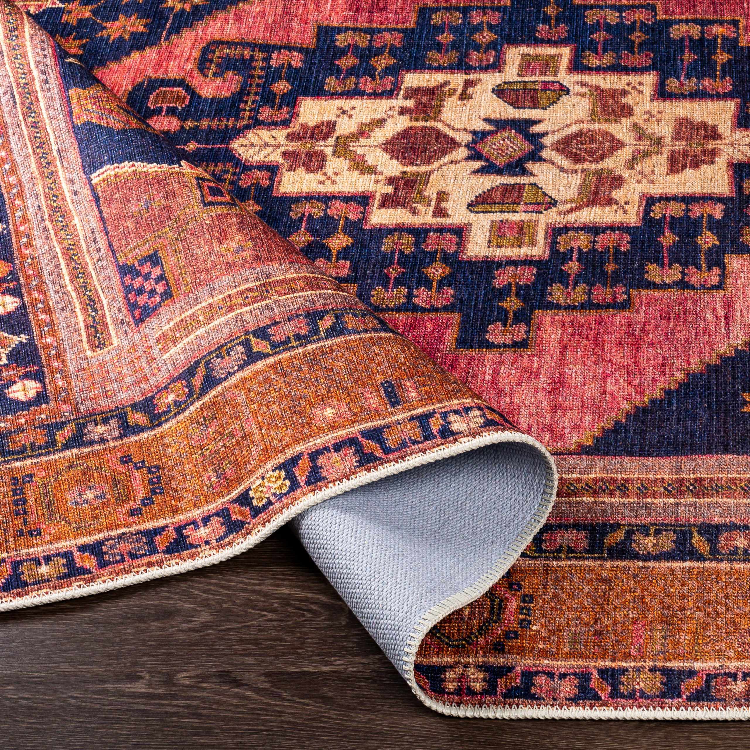 Luxurious Hauteloom Malamote Washable Area Rug
