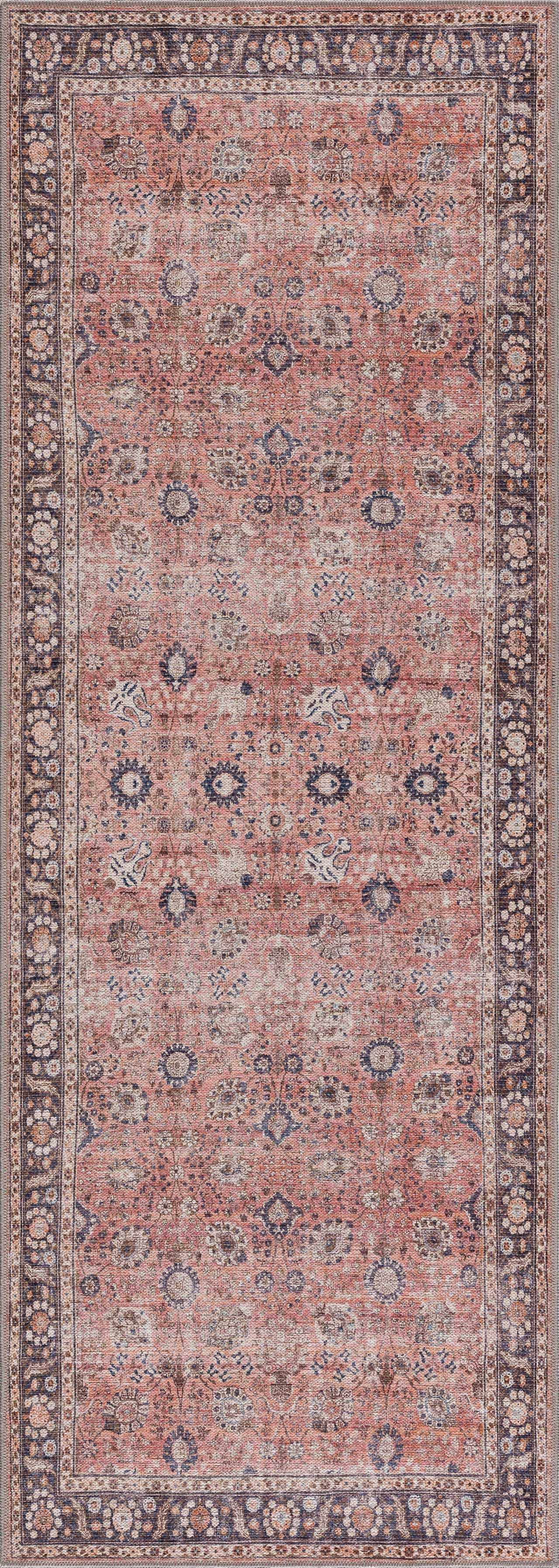 Gorgeous Hauteloom Ganyangan Red Washable Rug