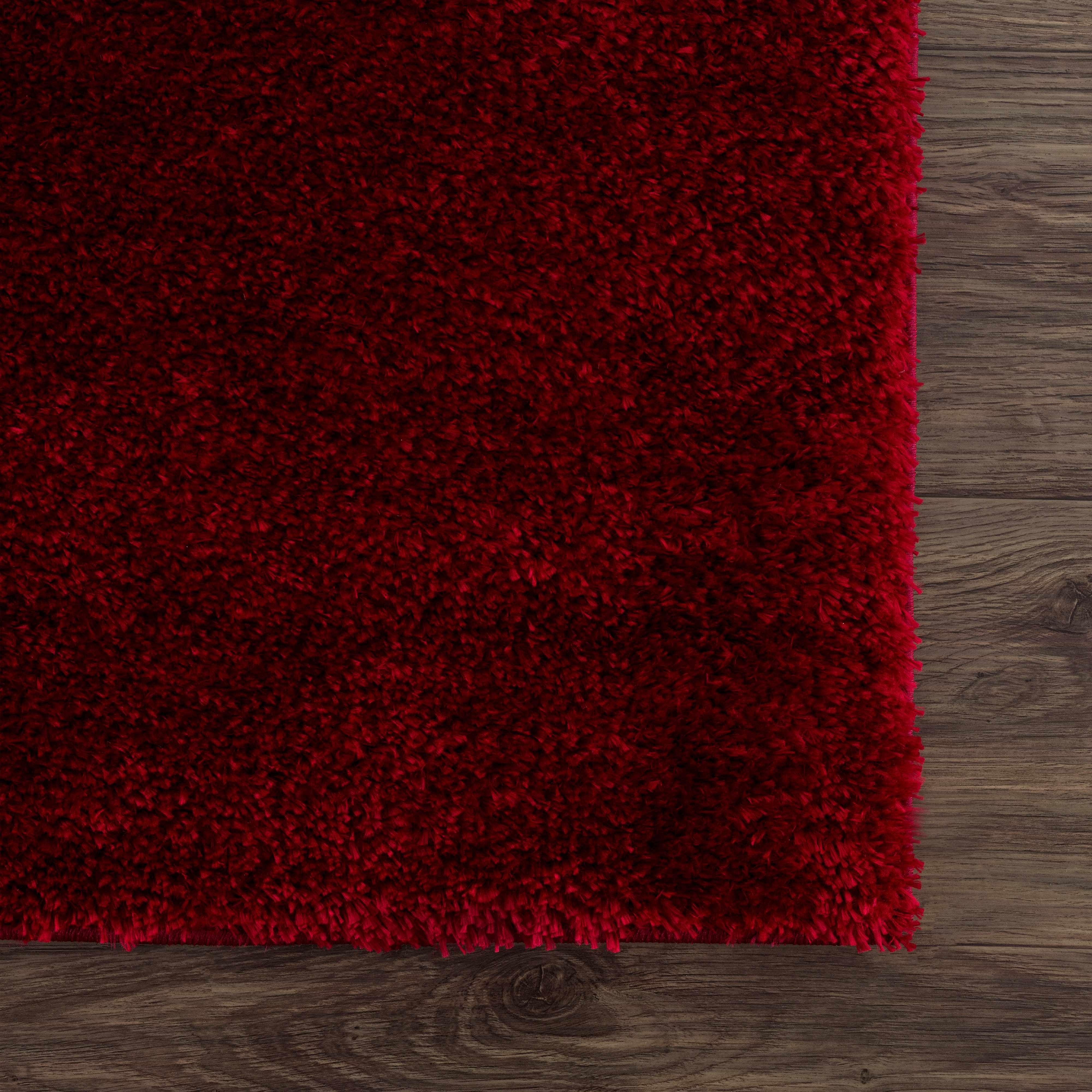 Luxurious Hauteloom Heavenly Red Plush Rug - Transform Your Space