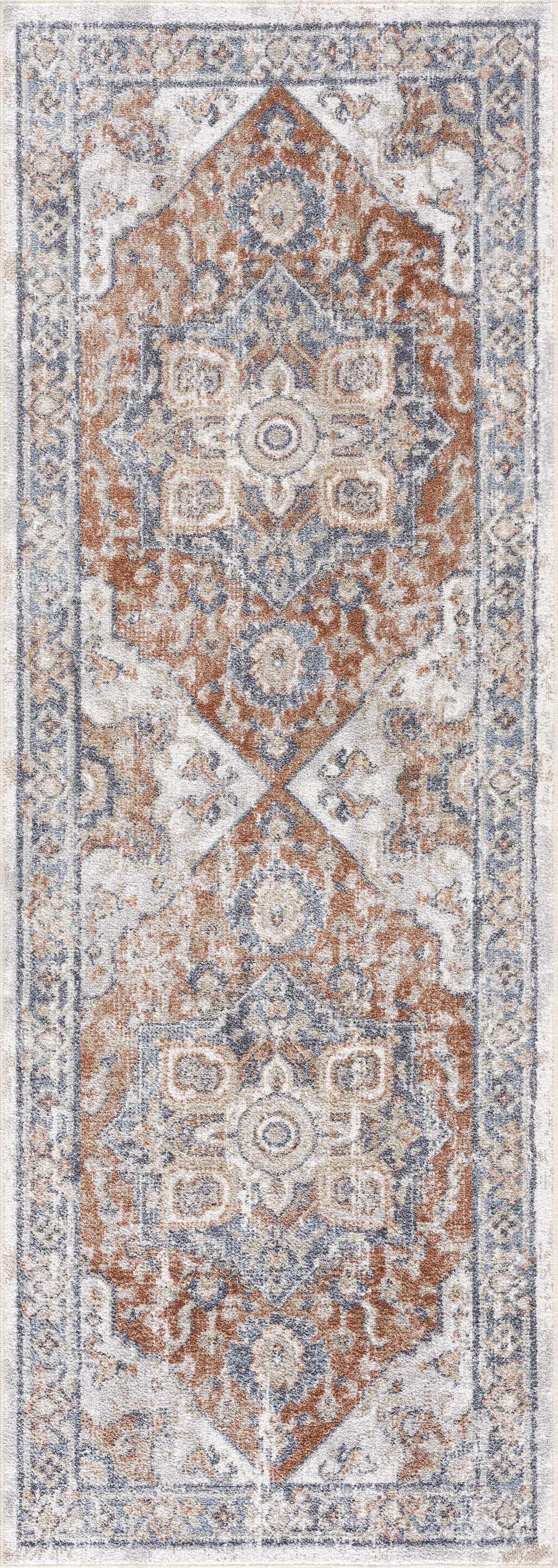 Hauteloom Erna Washable Luxury Runner & Area Carpet