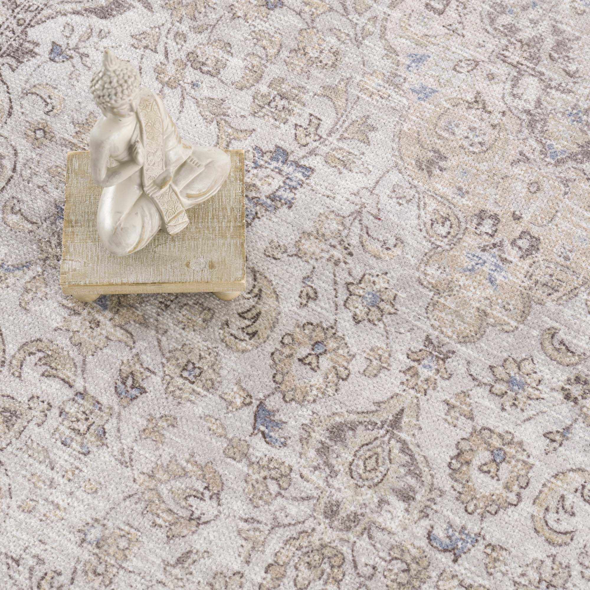 Hauteloom Cream Holi-2301 Washable Area Rug - The Perfect Choice for Your Home