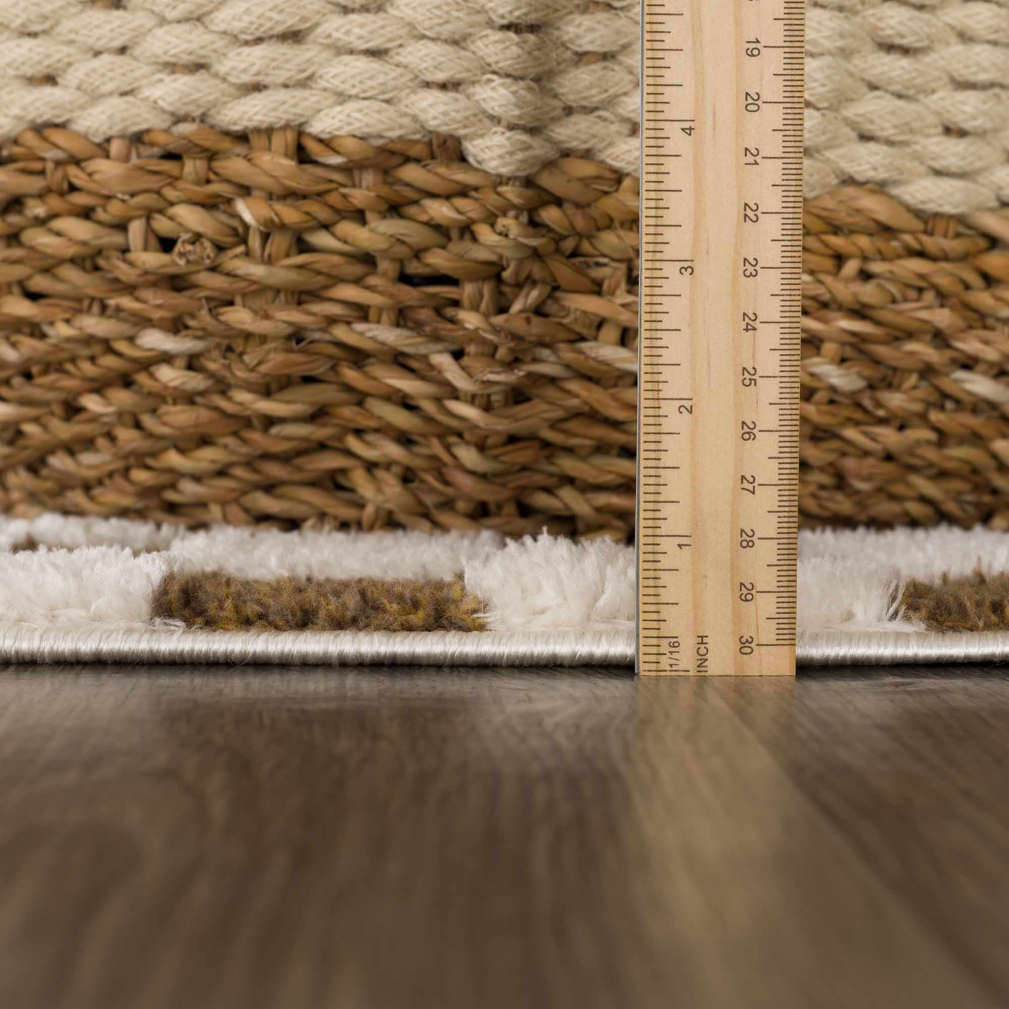 Exquisite Hauteloom Lajos Brown Checkered Area Rug