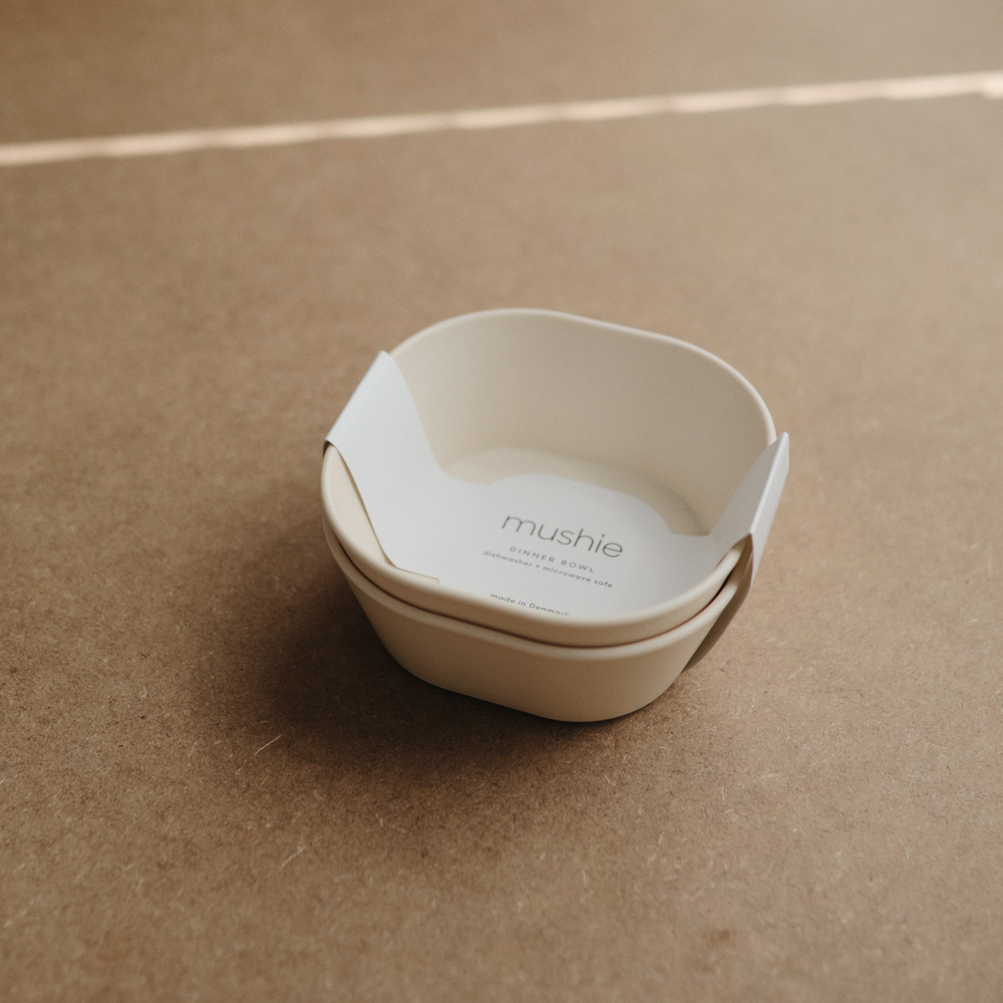Mushie's Charming Square Dinnerware Bowls - Set of 2