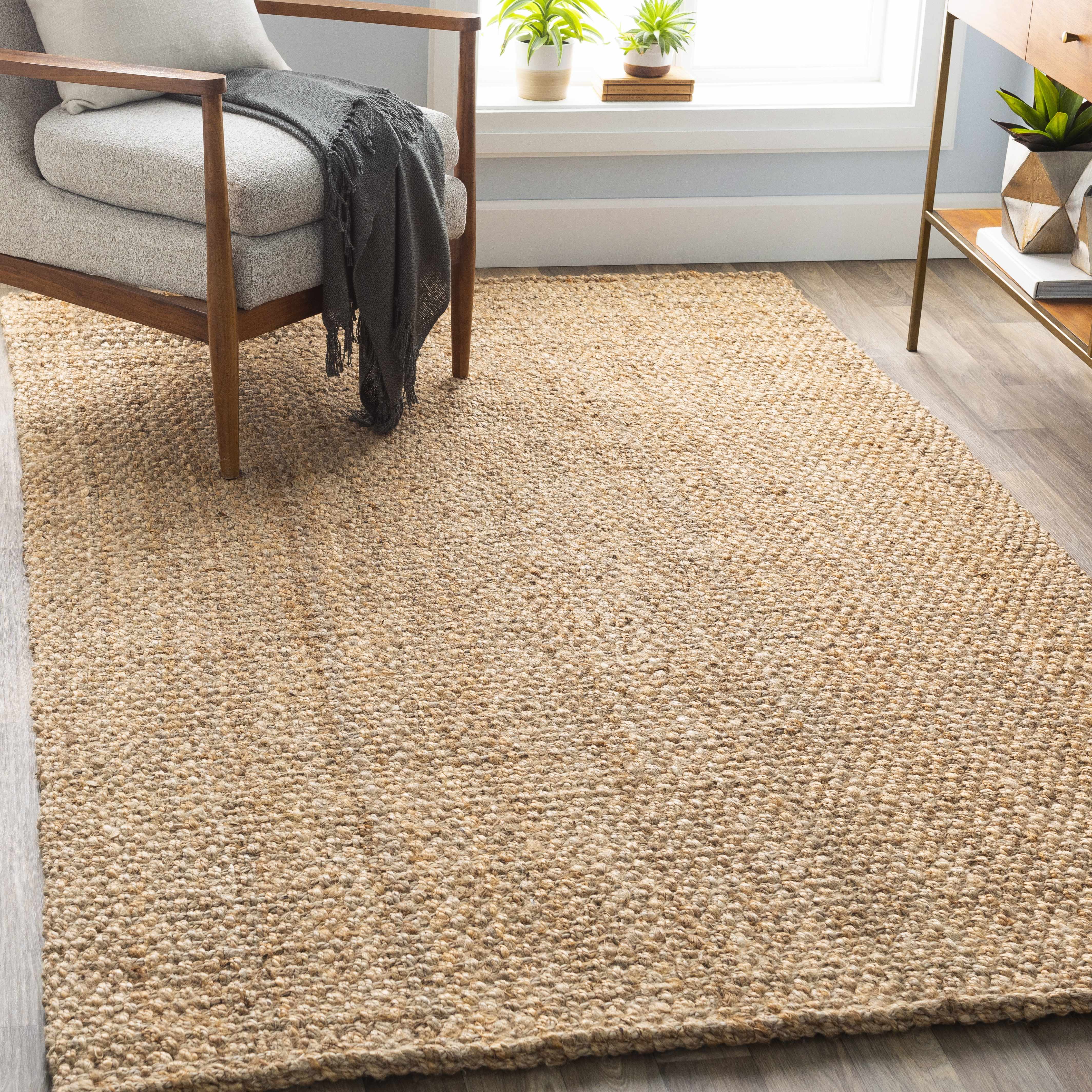 Hauteloom Herndon Braided Jute Rug - Rustic Elegance for Your Space