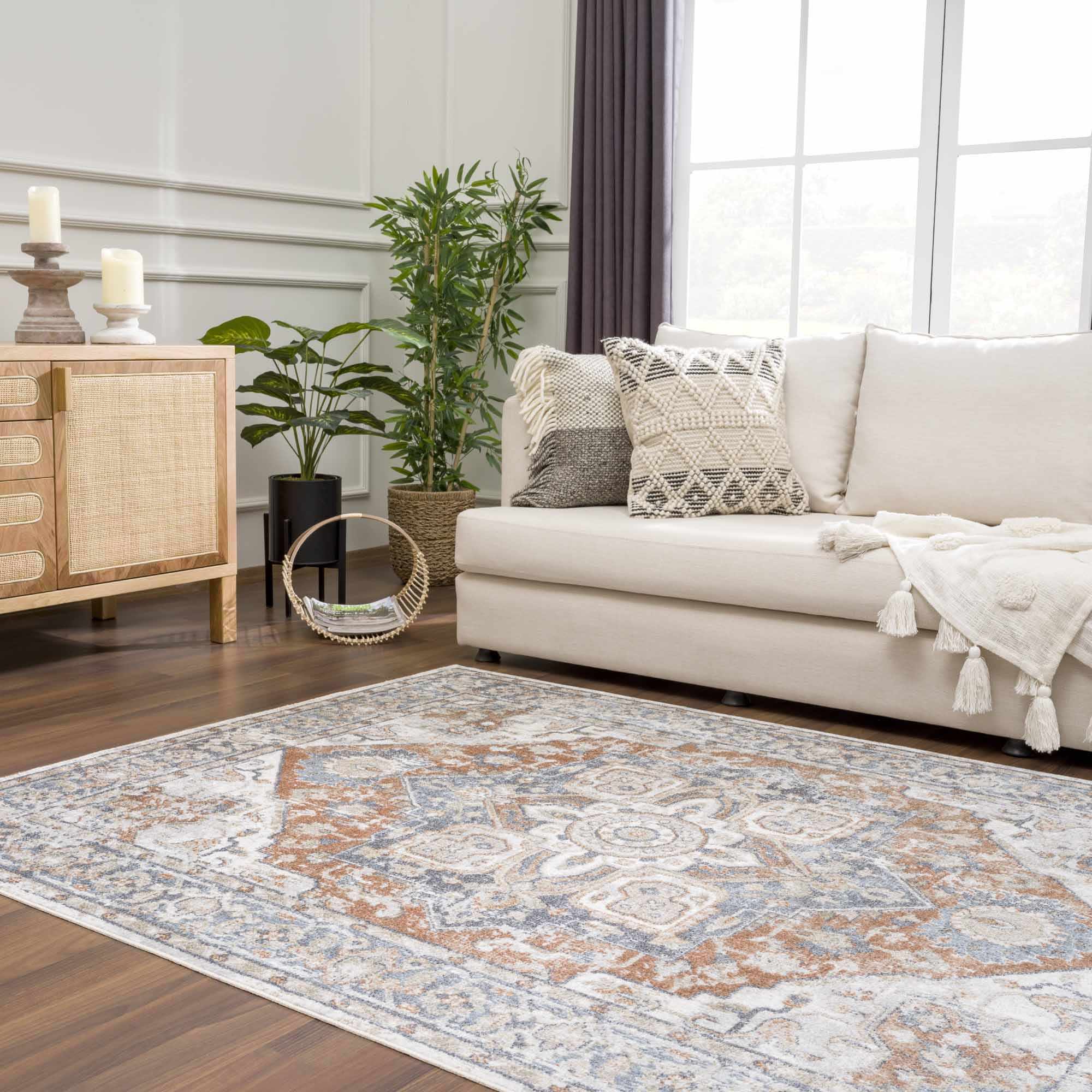 Hauteloom Erna Washable Luxury Runner & Area Carpet