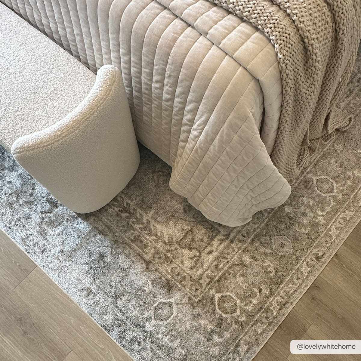 Gael Cream Washable Area Rug by Hauteloom - A Stylish and Practical Addition to Your Space