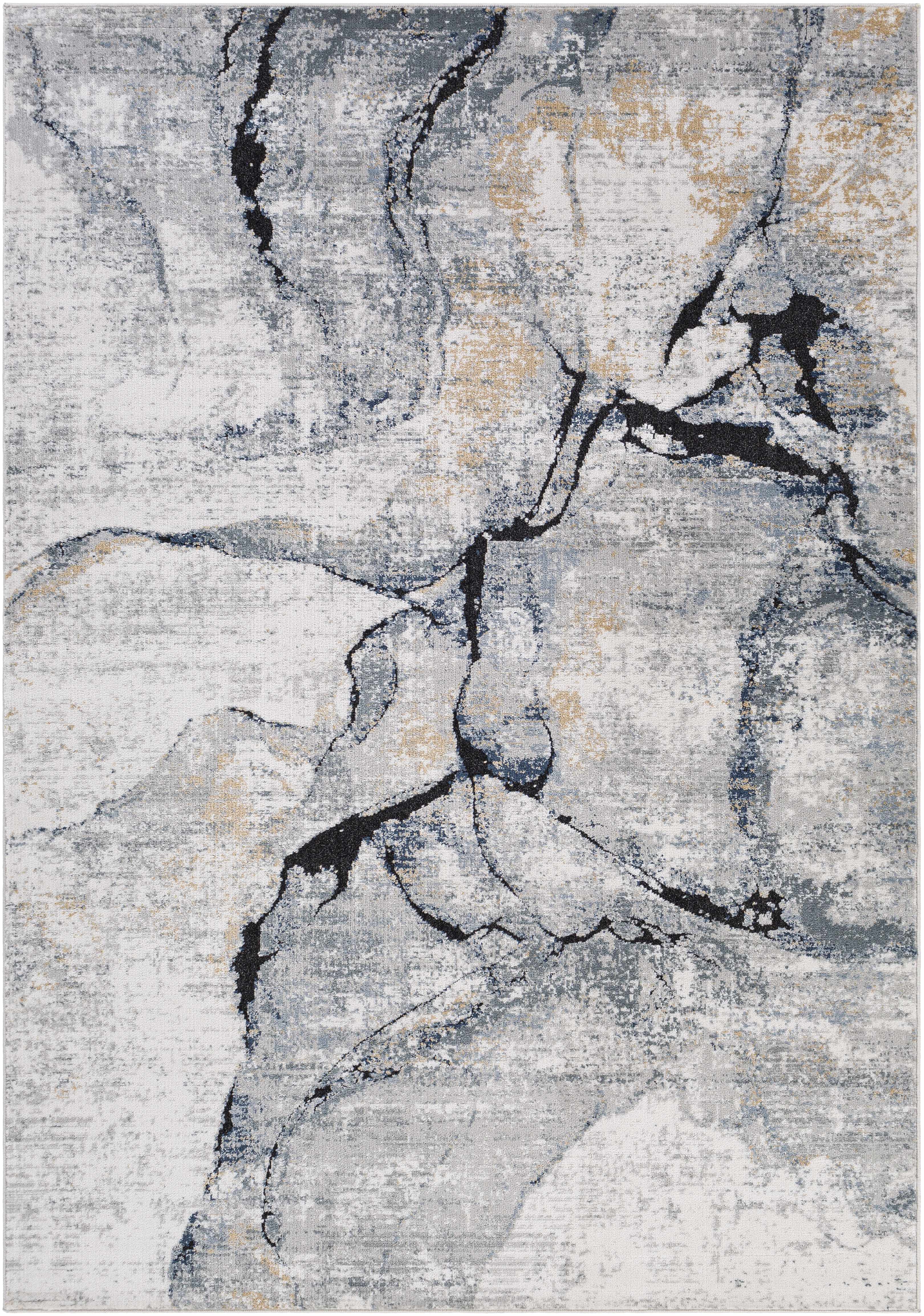 Hauteloom Fremantle Gray Marble Rug - Transform Your Space