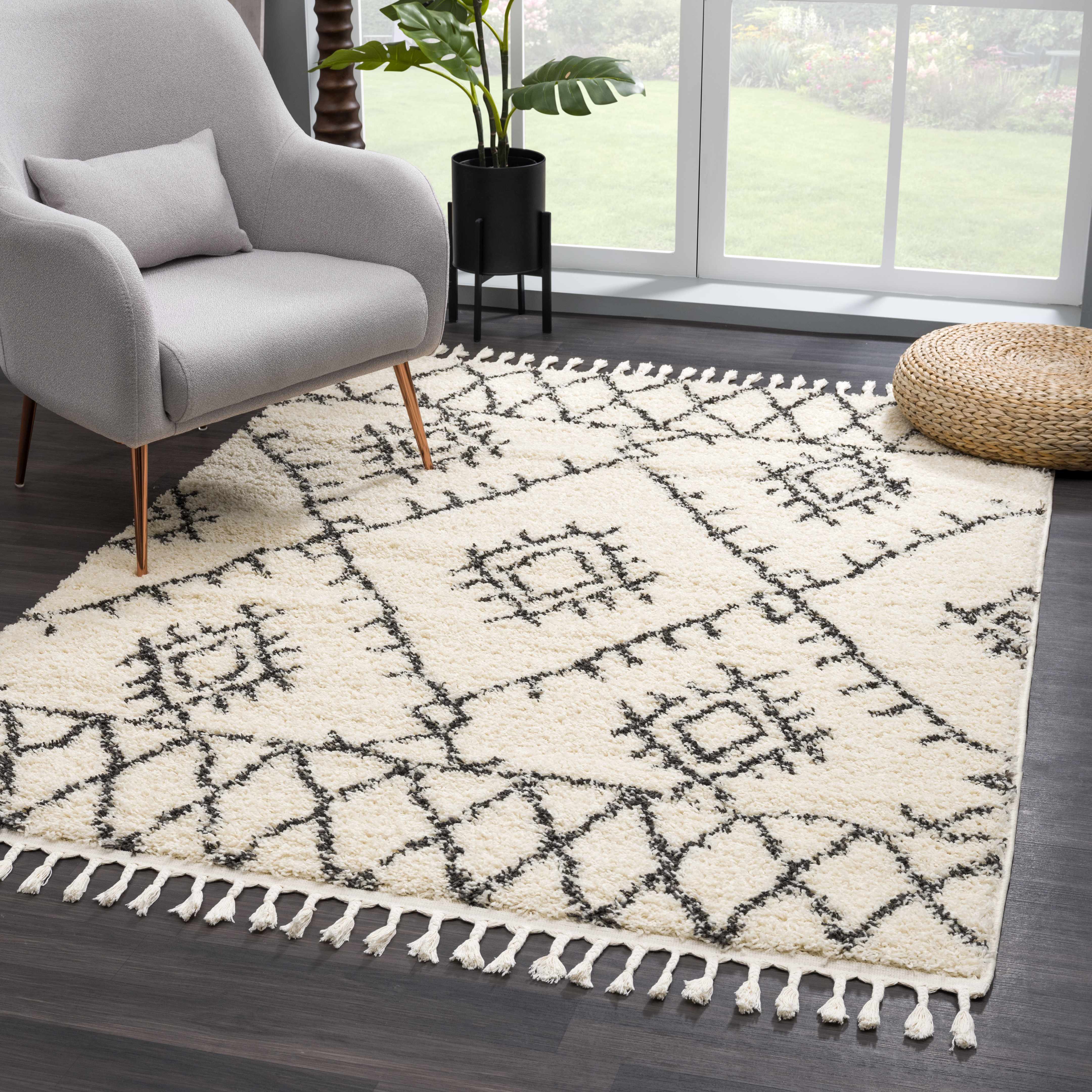 Hauteloom Emlenton Berber Shag Rug - Cozy Up Your Home