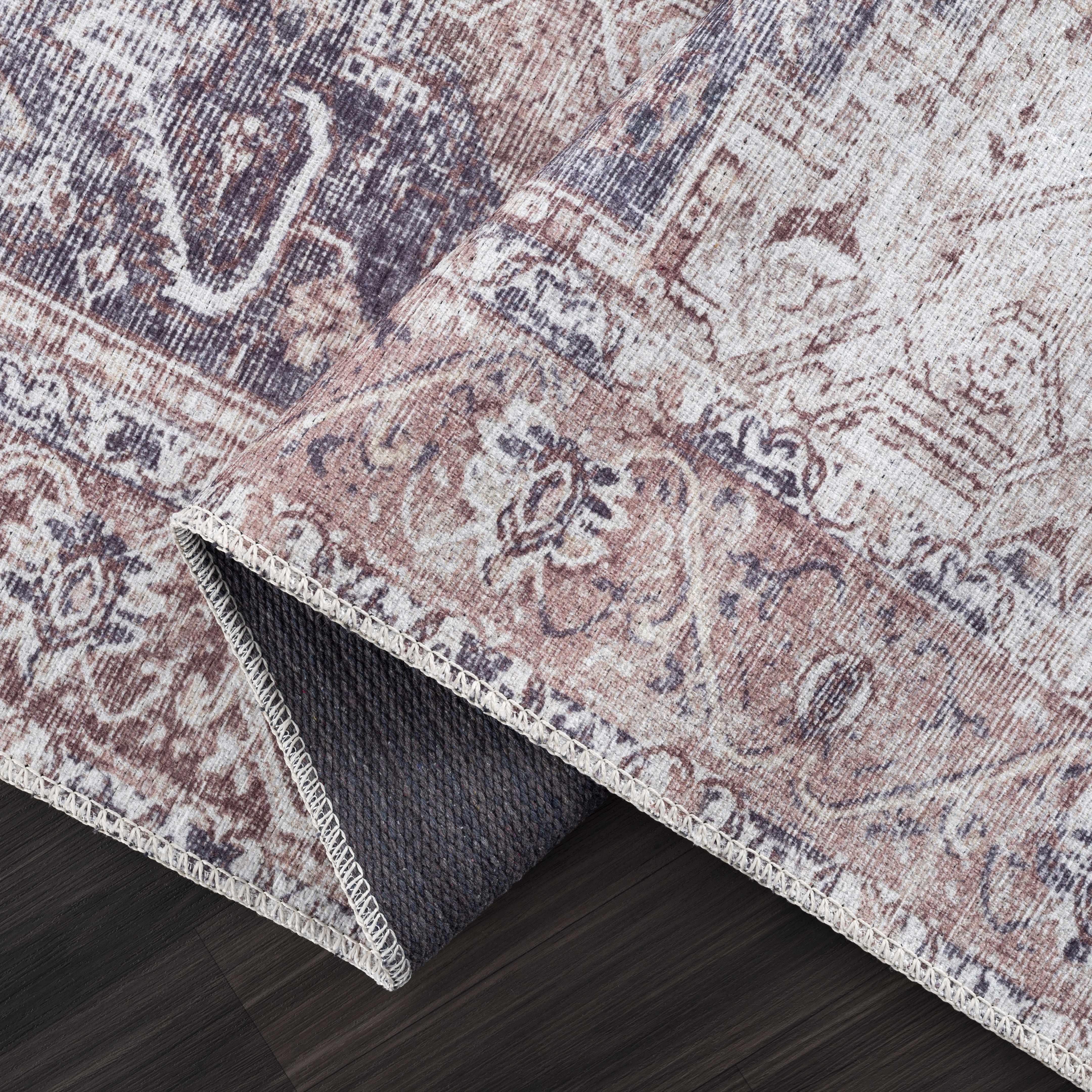 Hauteloom Beige Rosman Washable Rug - Elegance for Your Home