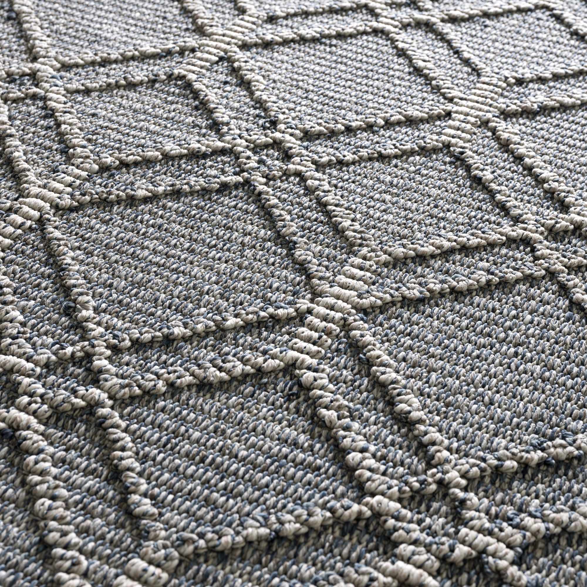Hauteloom Diah Area Rug - Exquisite Gray Blue & Bone Beauty