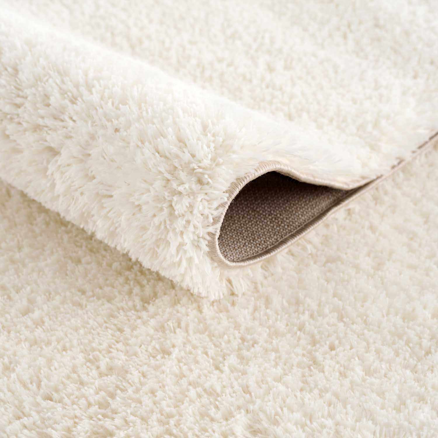 Luxurious Hauteloom Heavenly Cream Plush Rug - A Dreamy Addition to Your Space