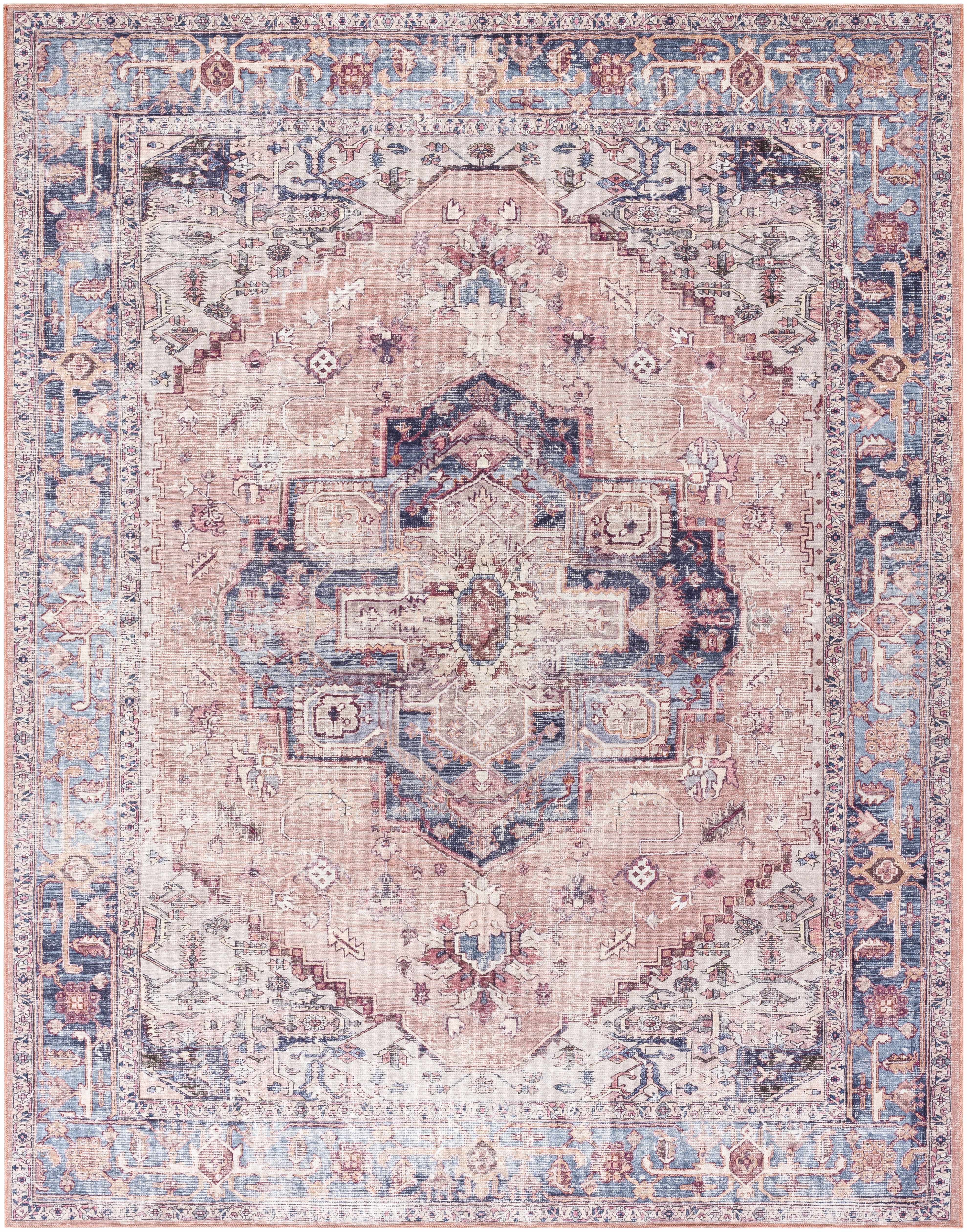 Hauteloom Kera Rust - Your Cozy and Stylish Washable Area Rug
