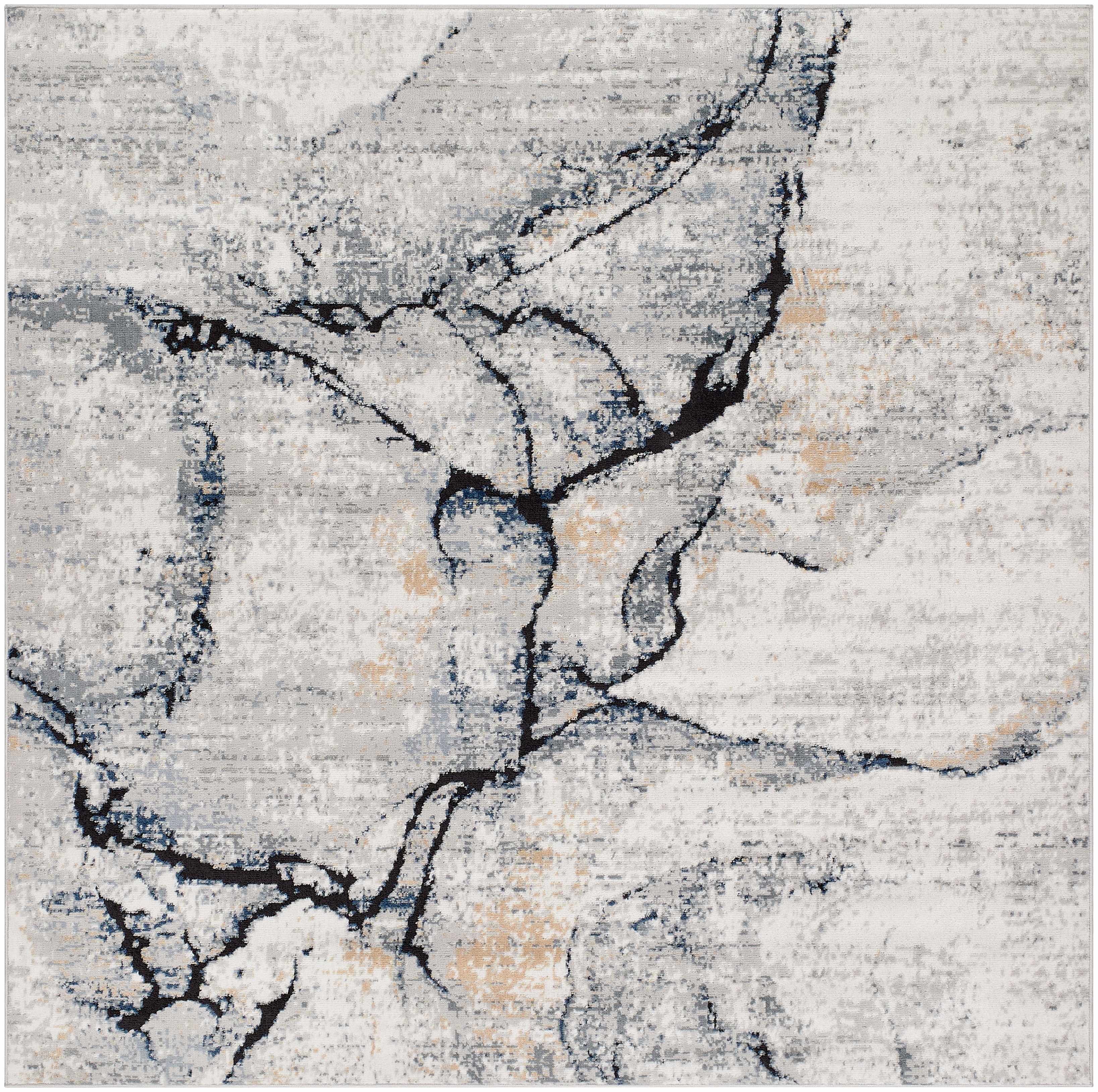 Hauteloom Fremantle Gray Marble Rug - Transform Your Space