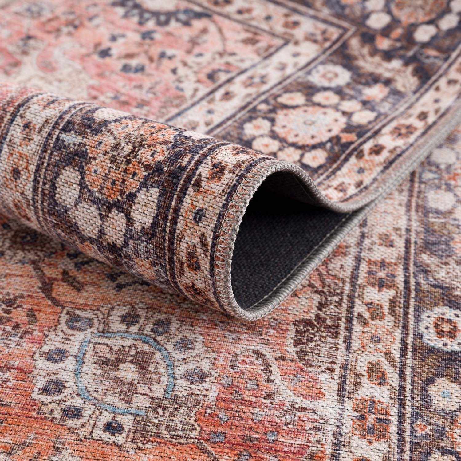 Gorgeous Hauteloom Ganyangan Red Washable Rug