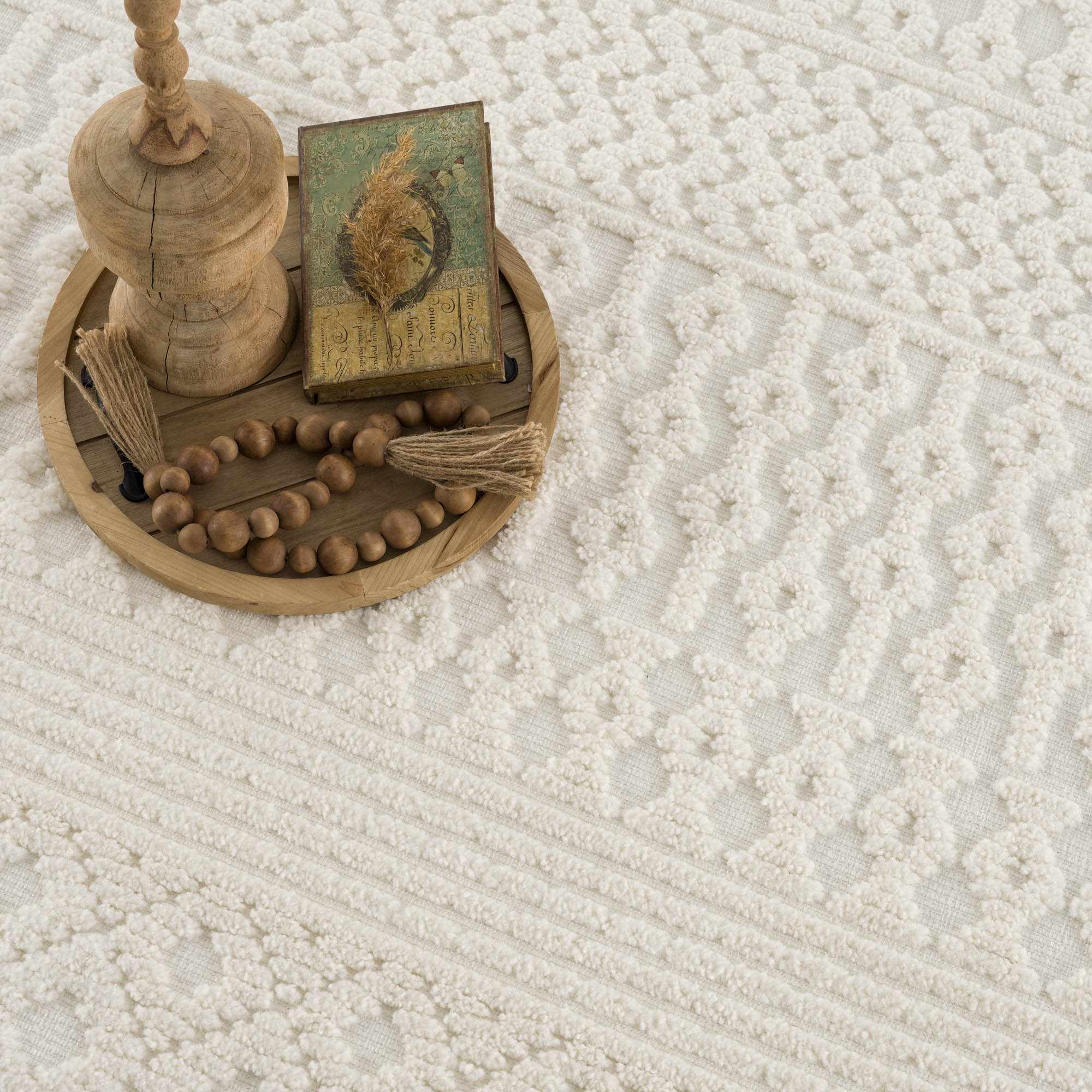 Refresh Your Space with Hauteloom Drago White Washable Area Rug