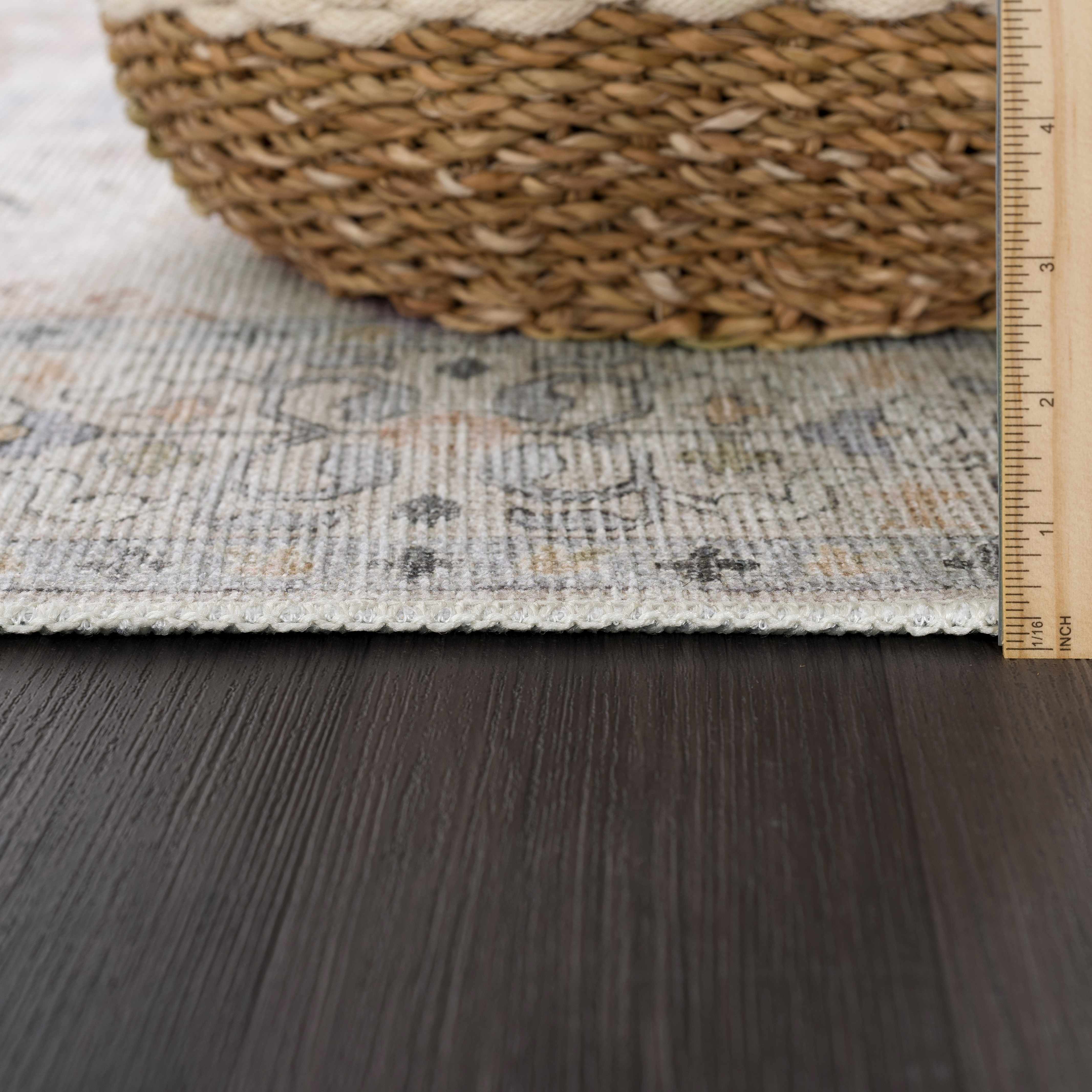 Hauteloom Beckett Vintage Washable Area Rug - Transform Your Space with Timeless Elegance