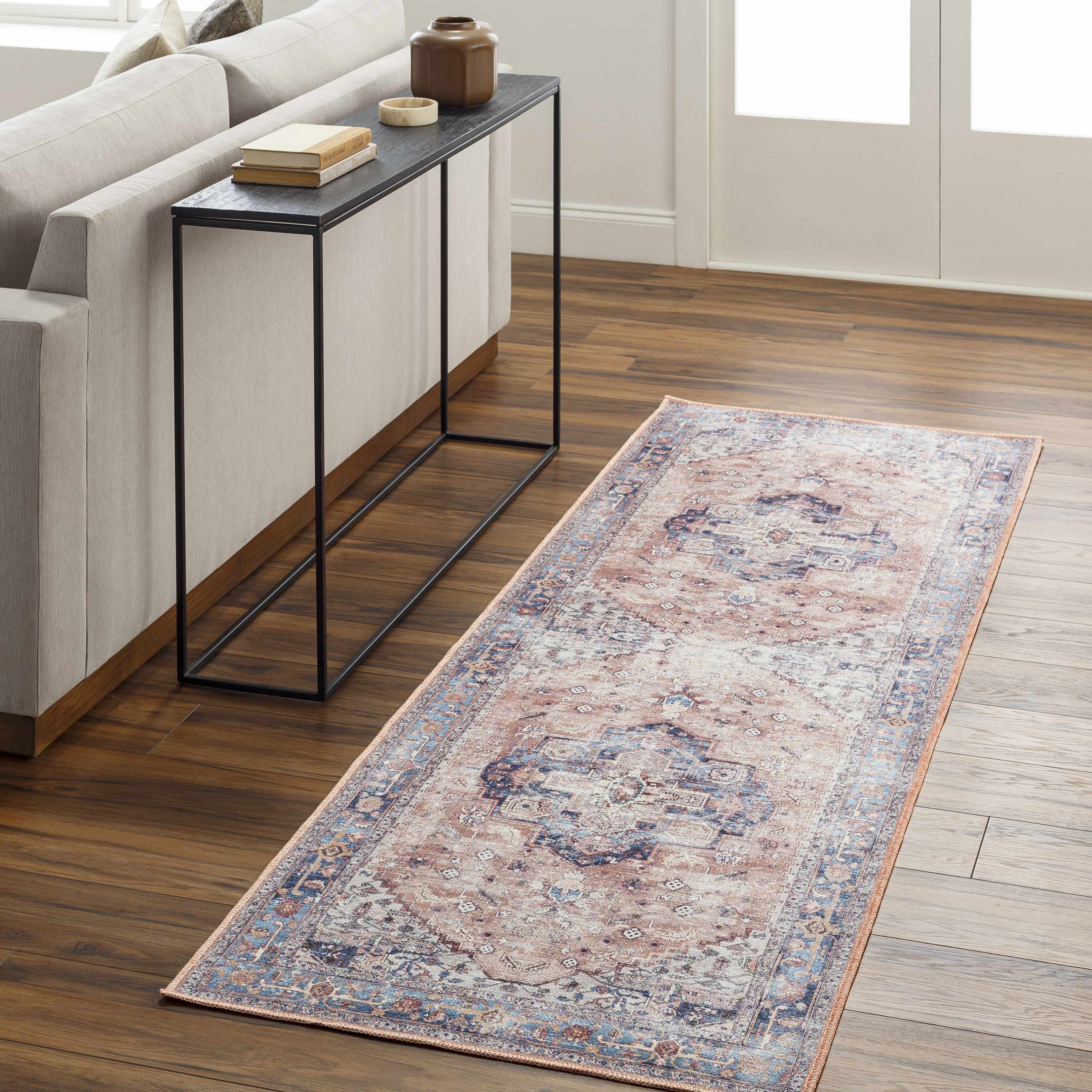 Hauteloom Kera Rust - Your Cozy and Stylish Washable Area Rug
