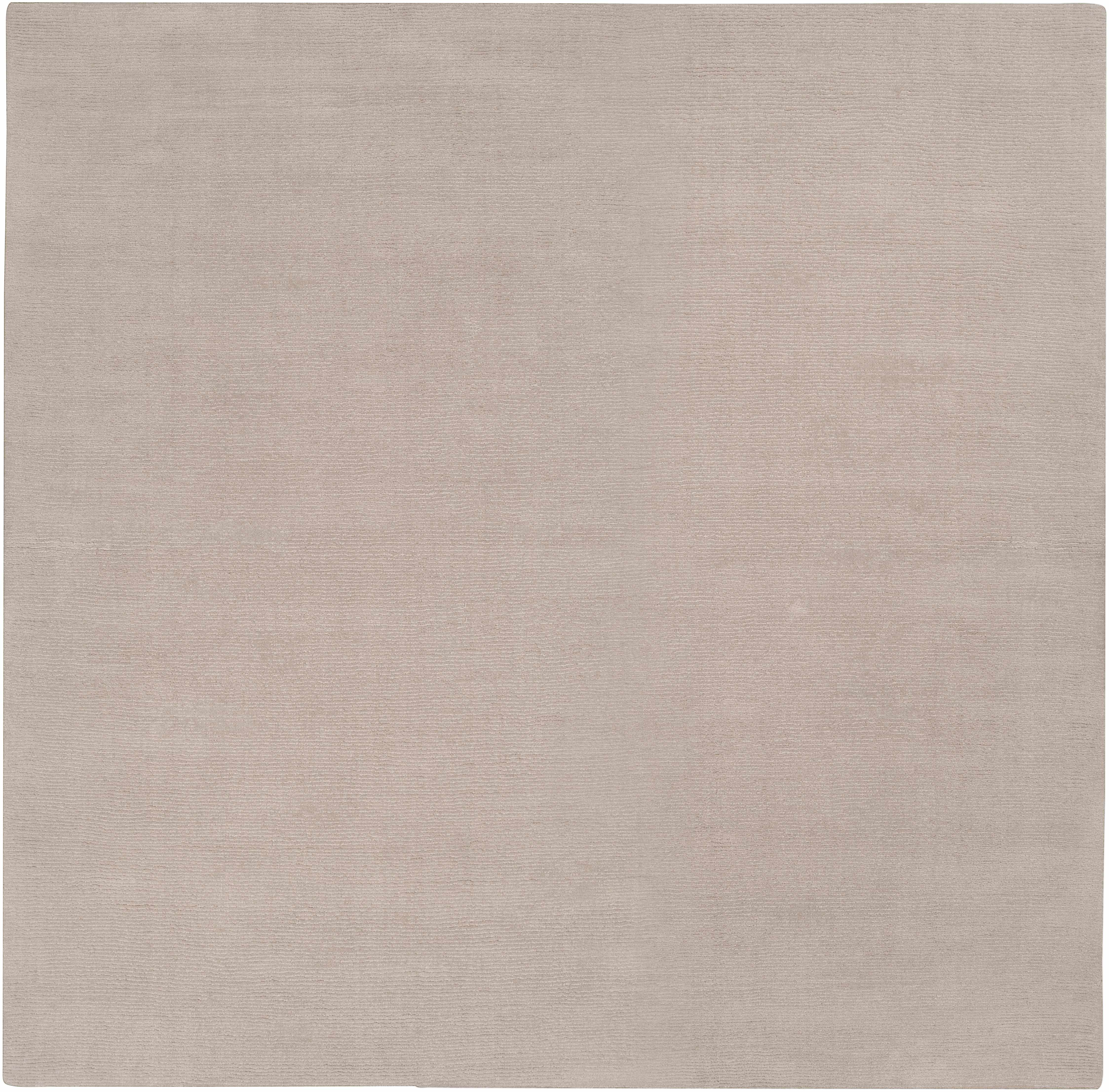 Luxurious Hauteloom Brockton Solid Tan Wool Rug