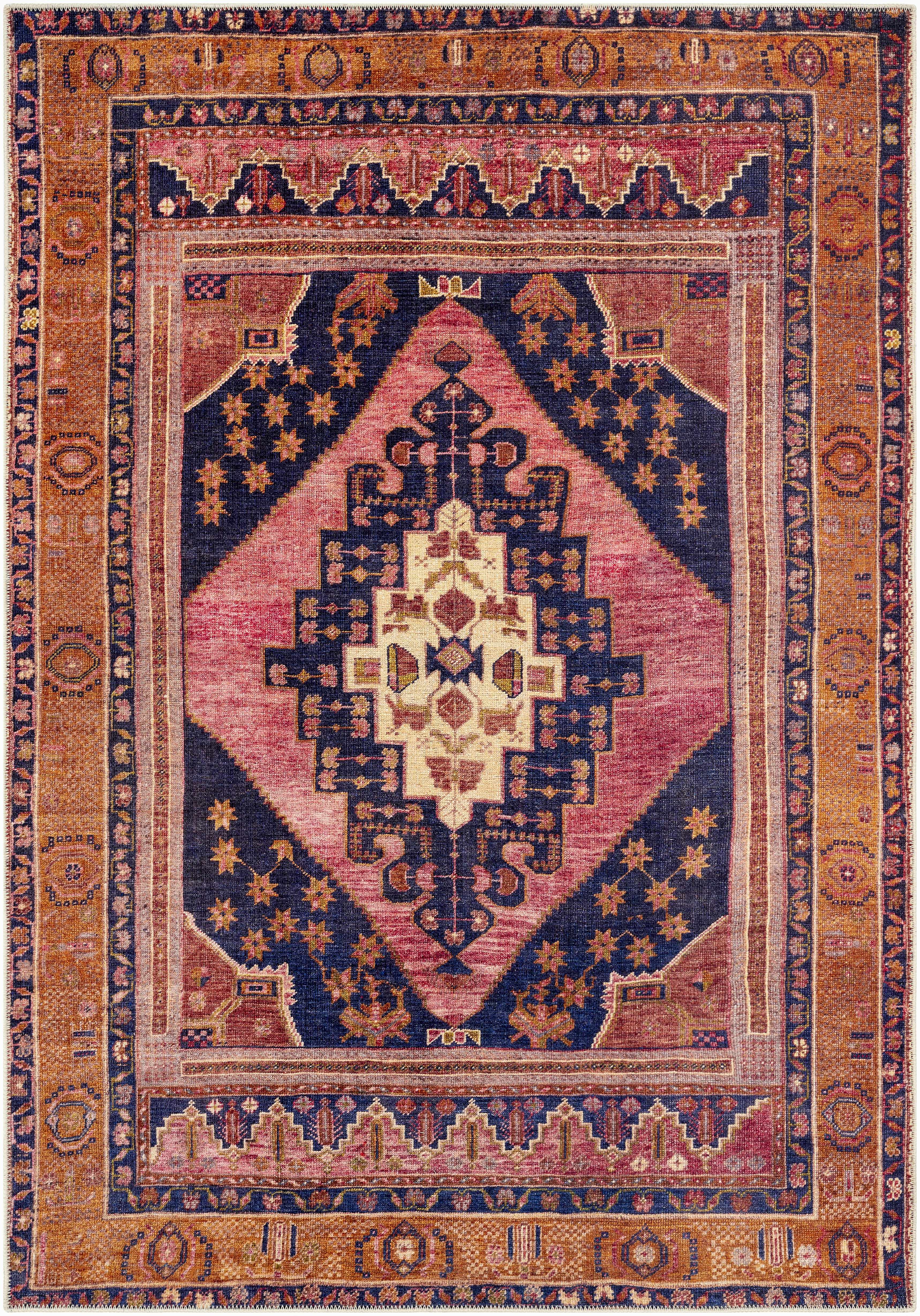 Luxurious Hauteloom Malamote Washable Area Rug