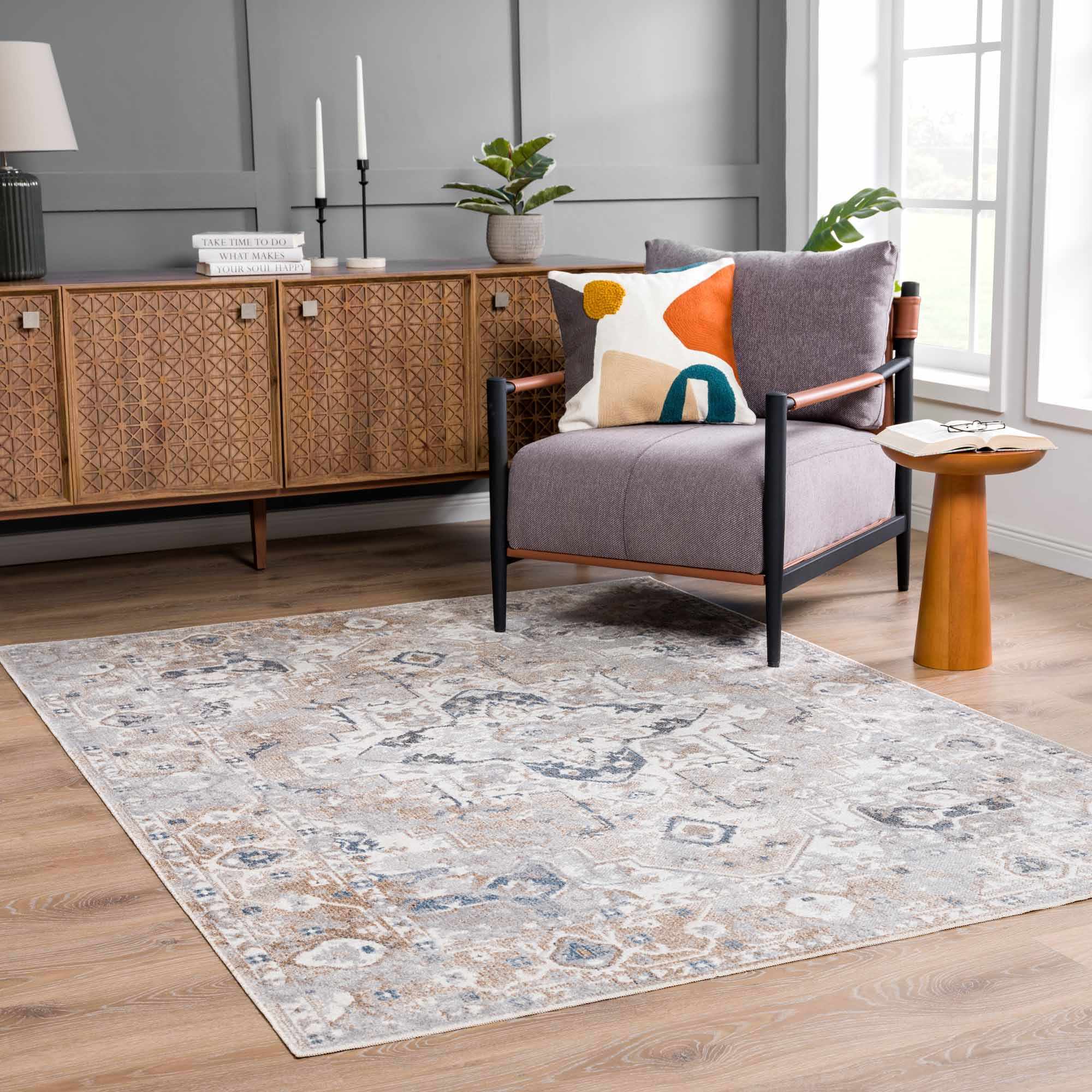 Hauteloom Dobry Washable Luxury Area Rug