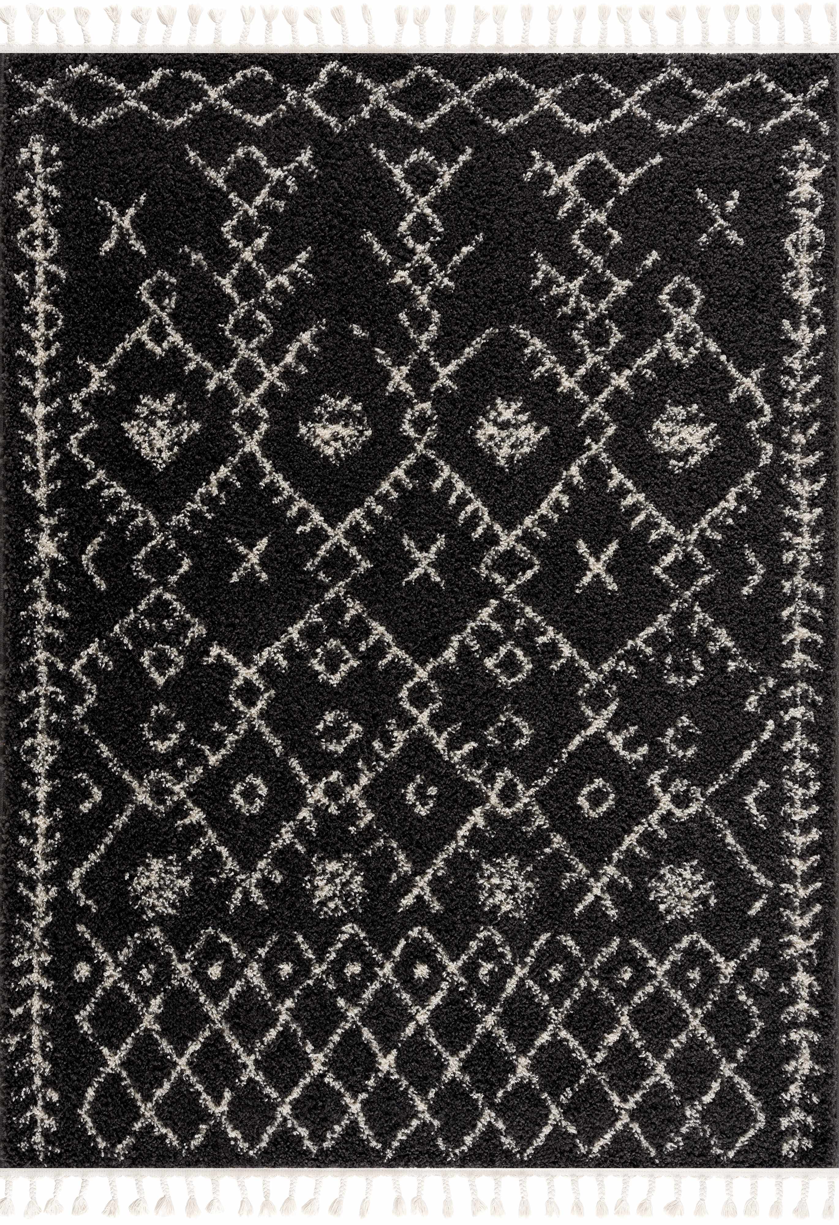 Indulge in Luxury: Hauteloom Godalming Black Plush Carpet