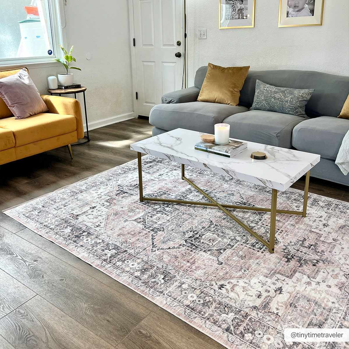 Hauteloom Luca Luxury Washable Area Rug