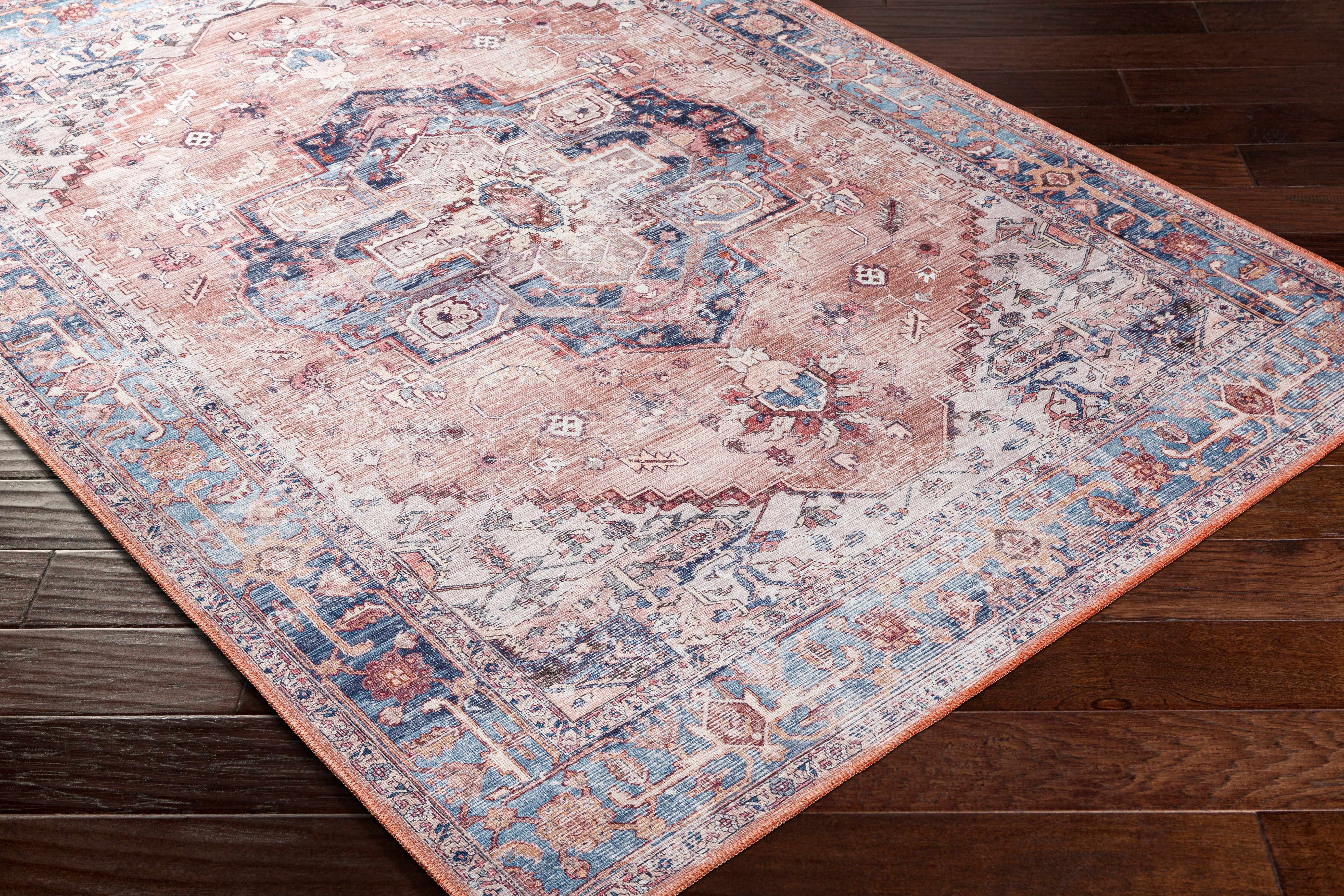 Hauteloom Kera Rust - Your Cozy and Stylish Washable Area Rug