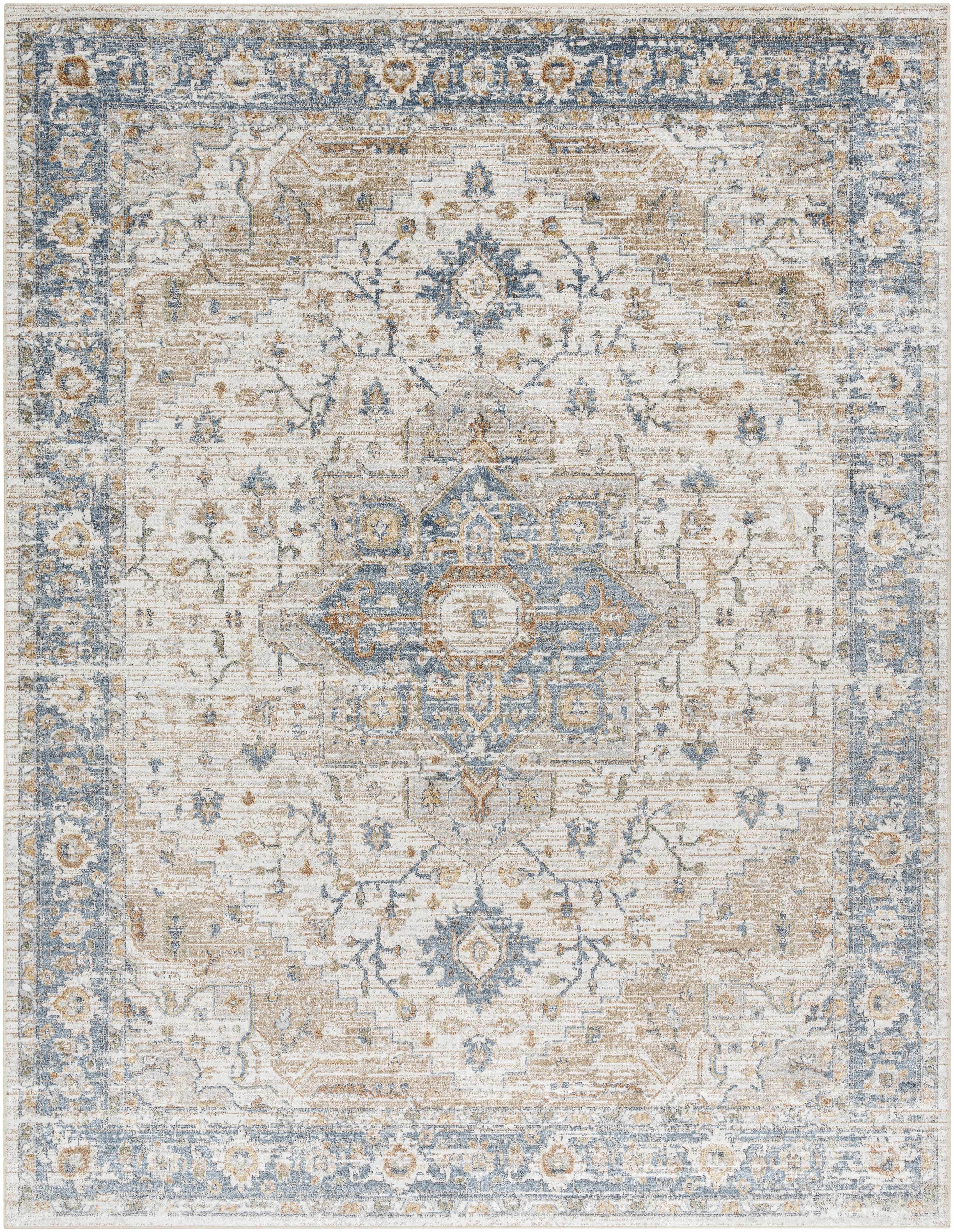 Hauteloom Ezri Cream - A Must - Have Washable Area Rug