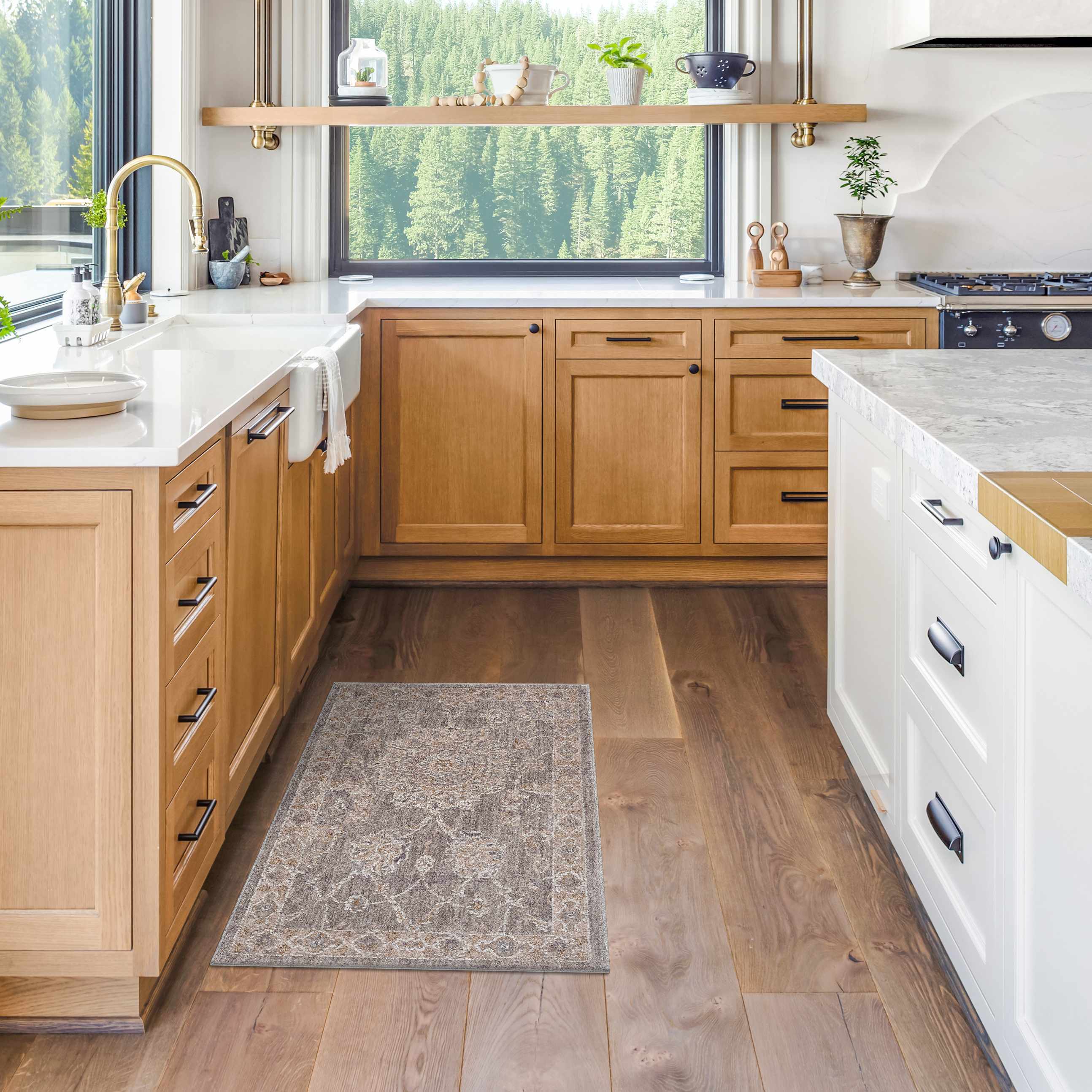 Exquisite Hauteloom Monterey Gray Persian Rug