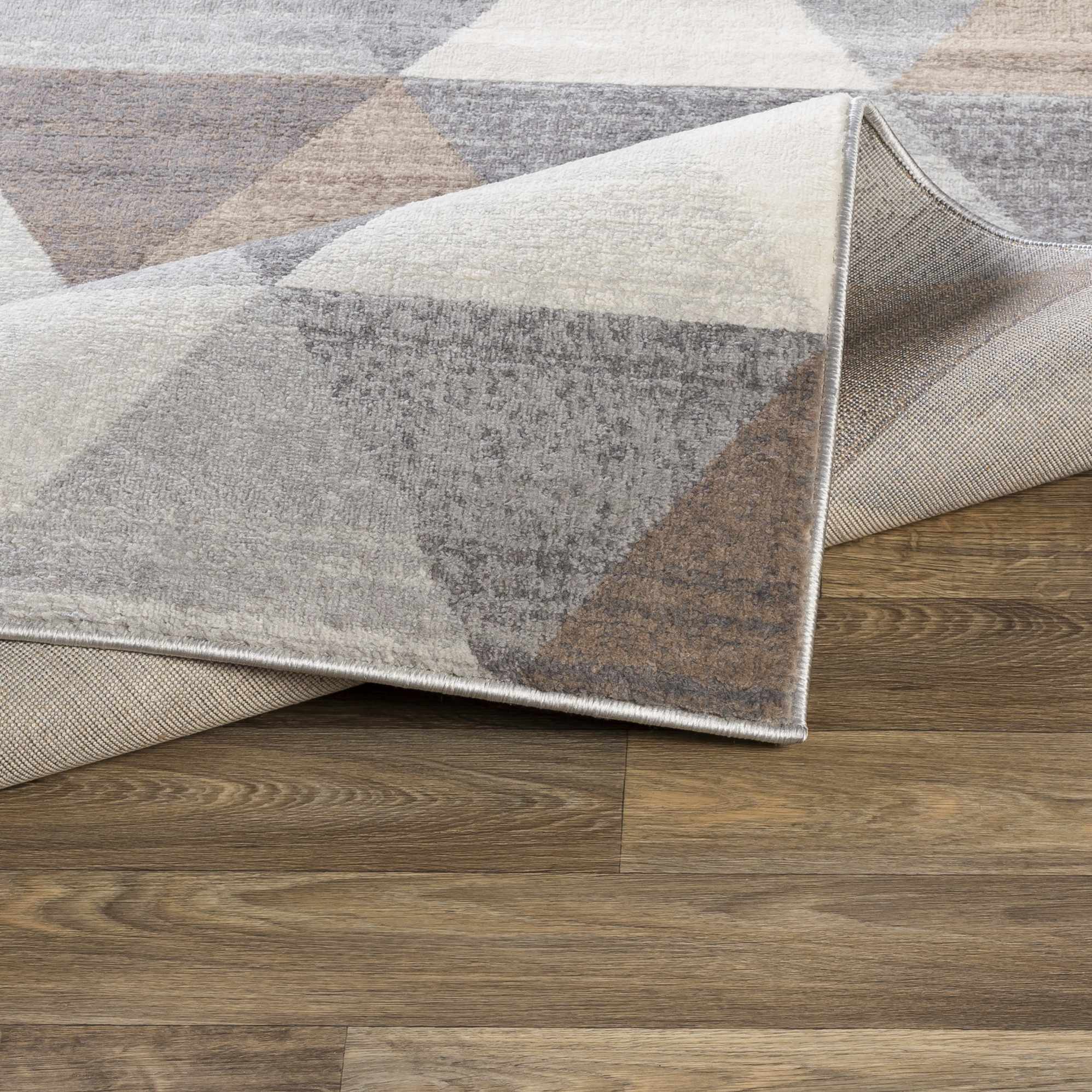 Hauteloom Sells Gray & Brown Triangles Area Rug - Add a Touch of Contemporary Style to Your Space