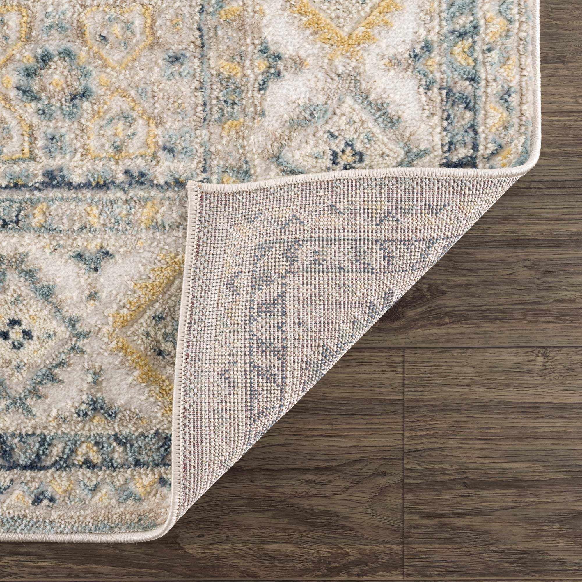 Exquisite Brend Blue Medallion Area Rug by Hauteloom