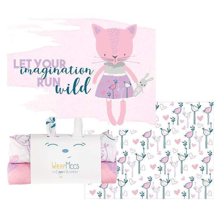 Goosewaddle® Newborn Receiving Blankets 2-Pack - Cozy Comfort for Your Little One