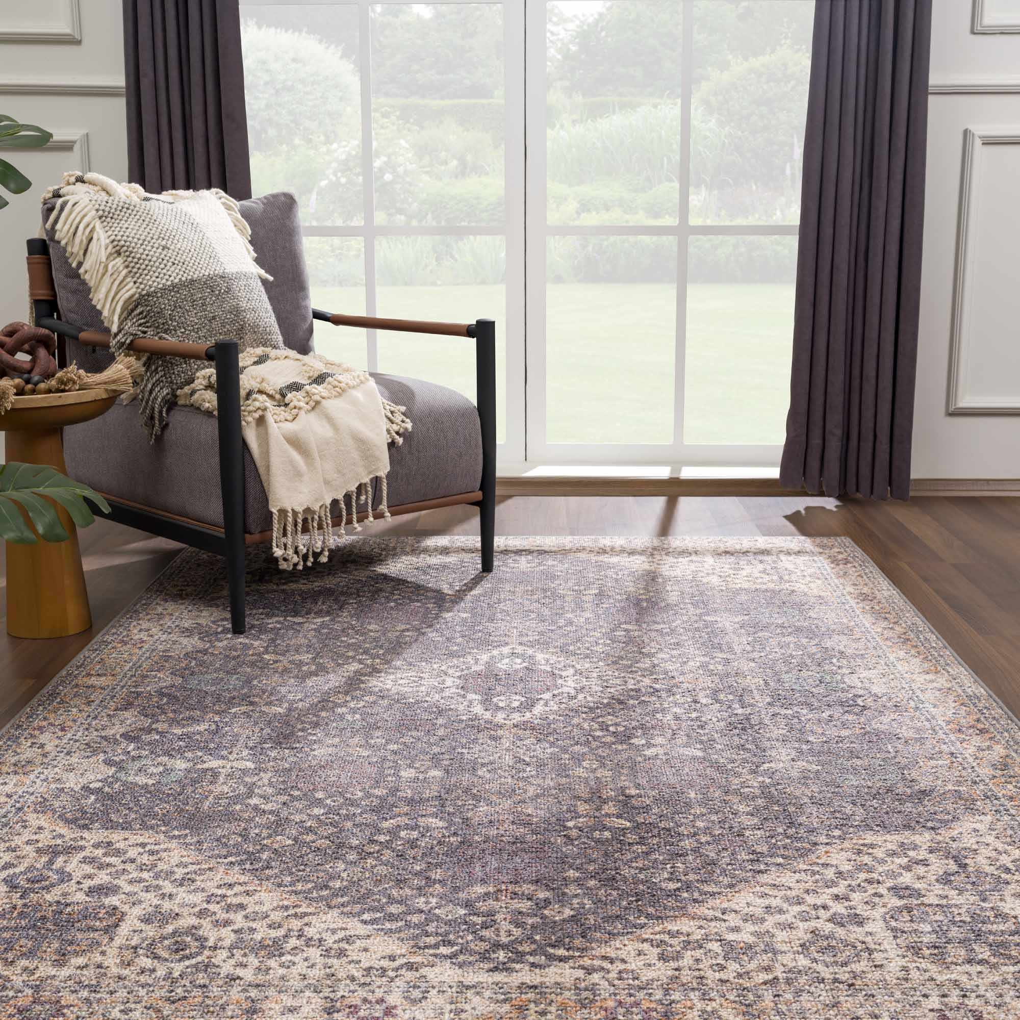 Luxurious Hauteloom Seok Washable Area Rug